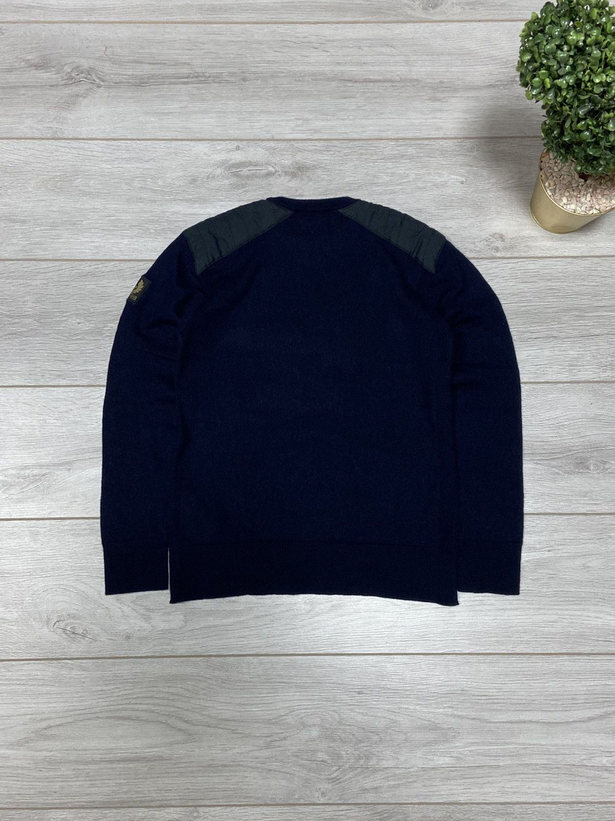 Belstaff Belstaff vintage wool sweater nylon Size US S / EU 44-46 / 1 - 10 Thumbnail
