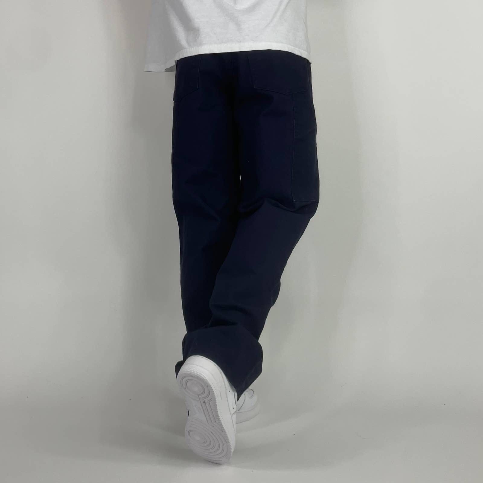 Carhartt × StraightFaded Super Sick Y2K Navy Dungaree Carpenter Workwear Pants Size US 30 / EU 46 - 1 Thumbnail