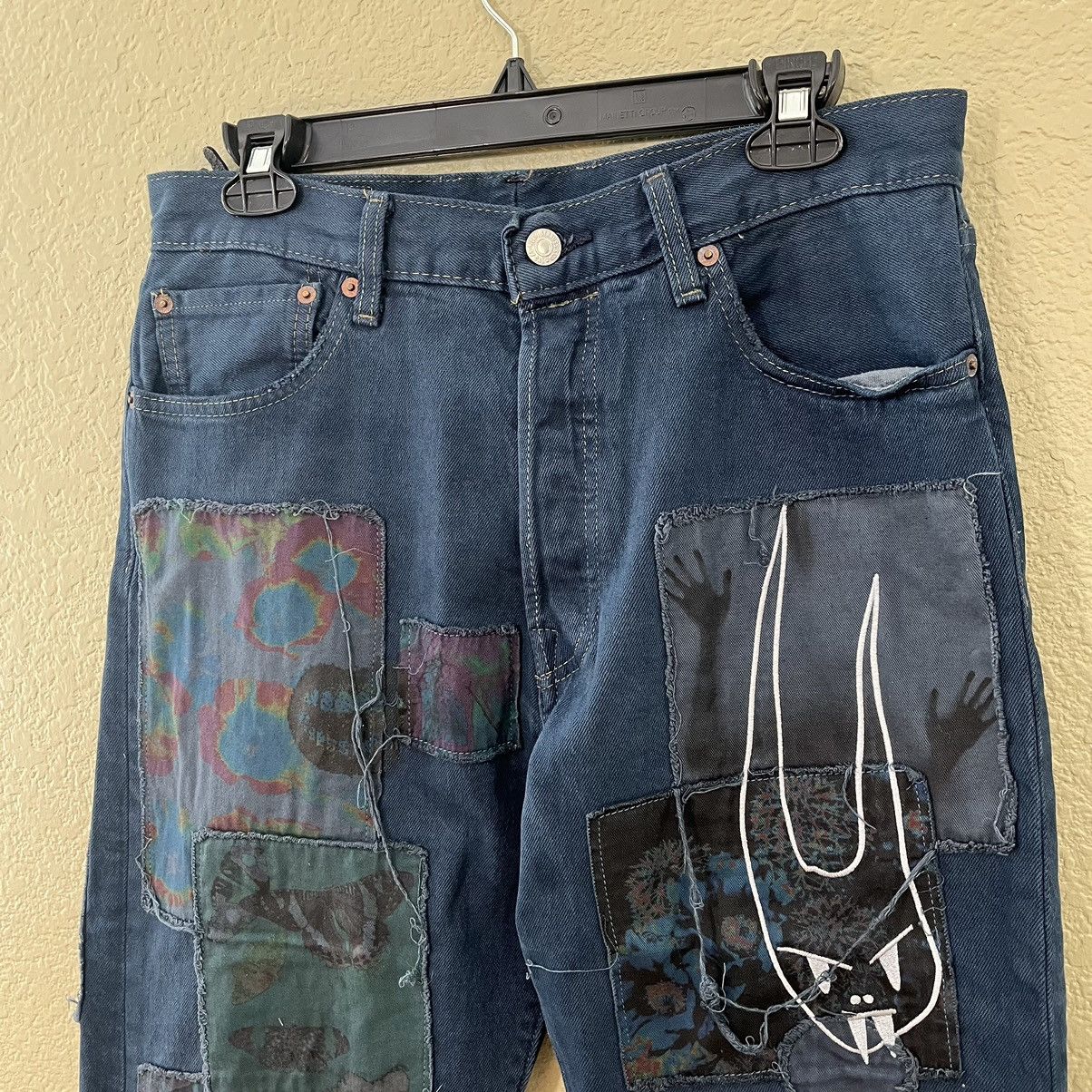 Levi's Levi's Barbie Ferreira Patchwork Jeans Size US 34 / EU 50 - 2 Thumbnail
