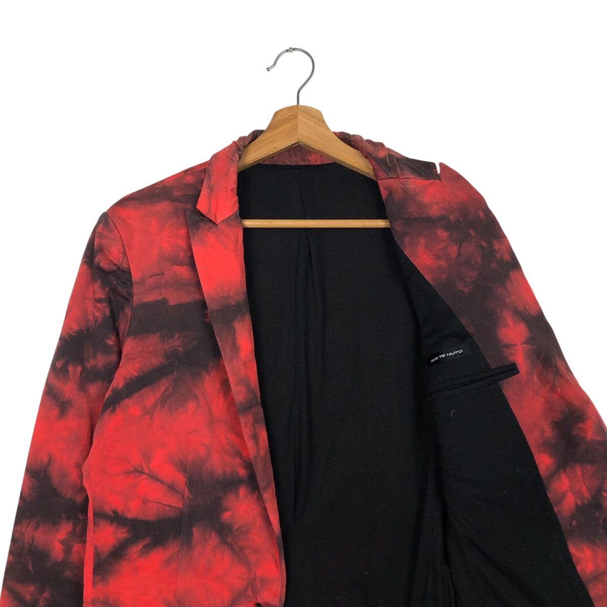 Japanese Brand 📌Cropped Biker Jacket Sos Te Nuto Acid Wash Issey Miyake Size US M / EU 48-50 / 2 - 13 Thumbnail