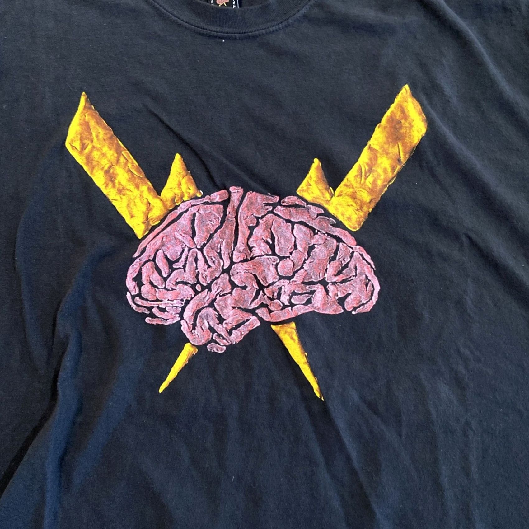 Vintage Bombardment Co. Philadelphia T Shirt Brain XL Streetwear Graphic Black Shirt Adults XL Black Crew Neck Short Sleeve Size US XL / EU 56 / 4 - 2 Thumbnail