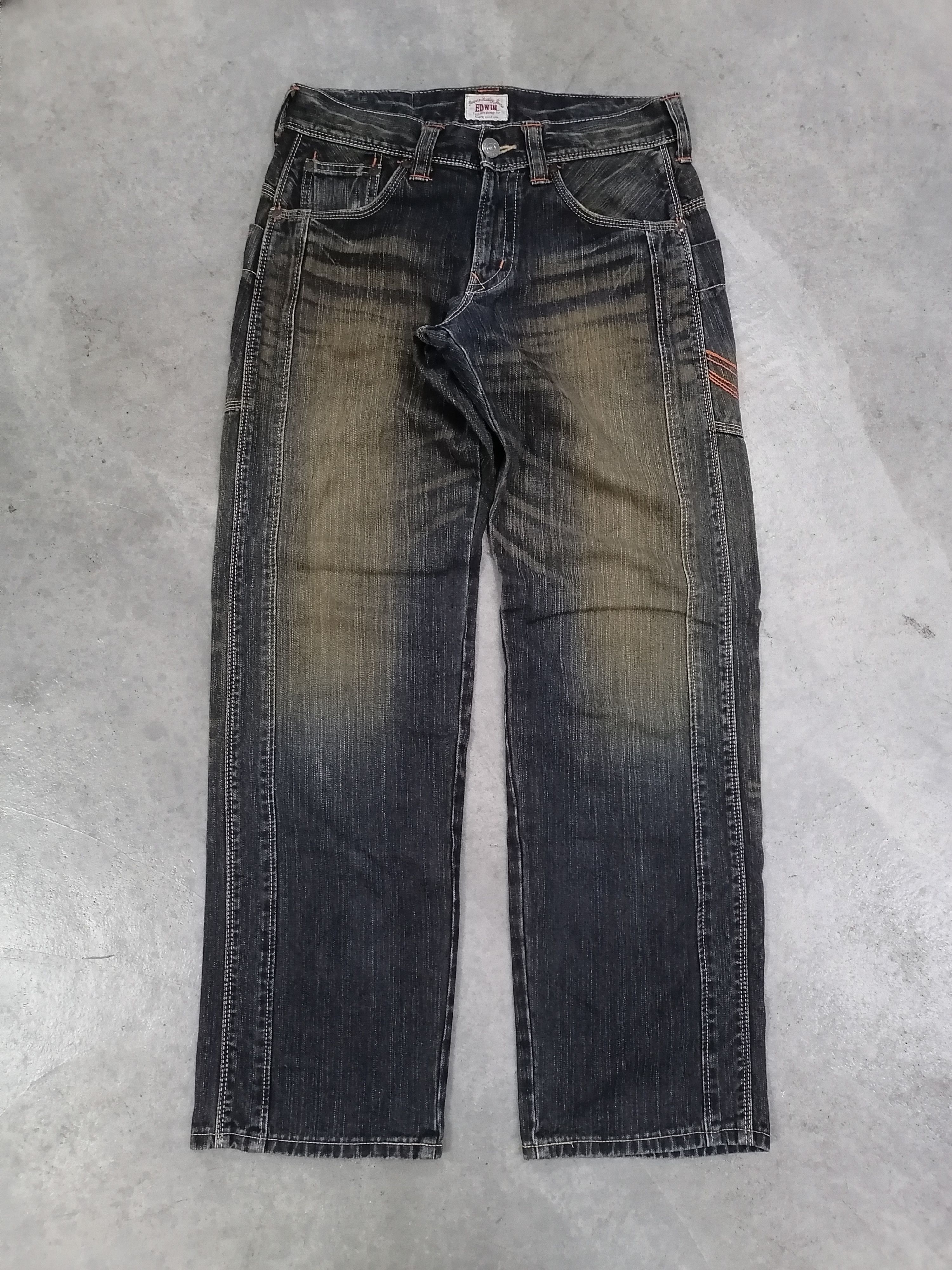 Japanese Brand Edwin Exclusive Vintage Rusty Baggy Denim Pants Size US 31 - 5 Thumbnail