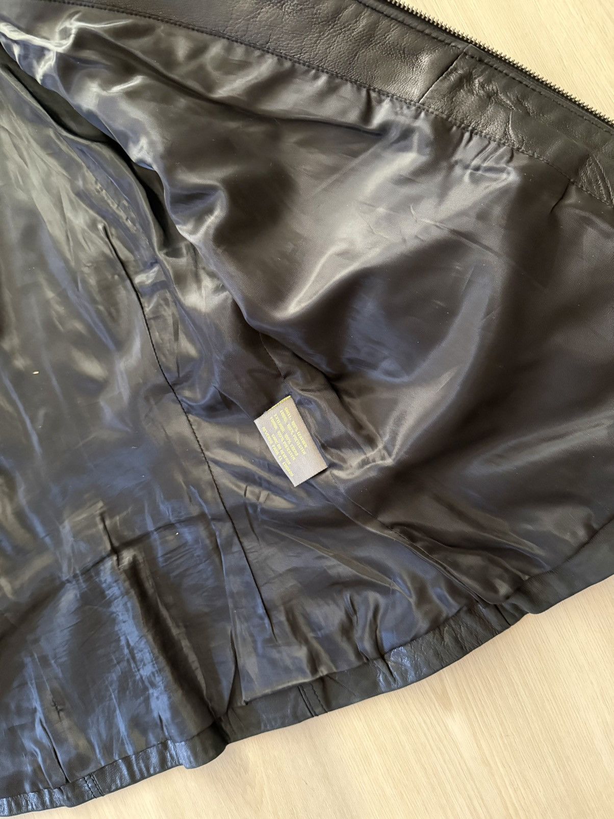 Kenneth Cole Vintage Y2K Kenneth Cole Reaction Leather Jacket Sz M Moto Size M / US 6-8 / IT 42-44 - 11 Thumbnail