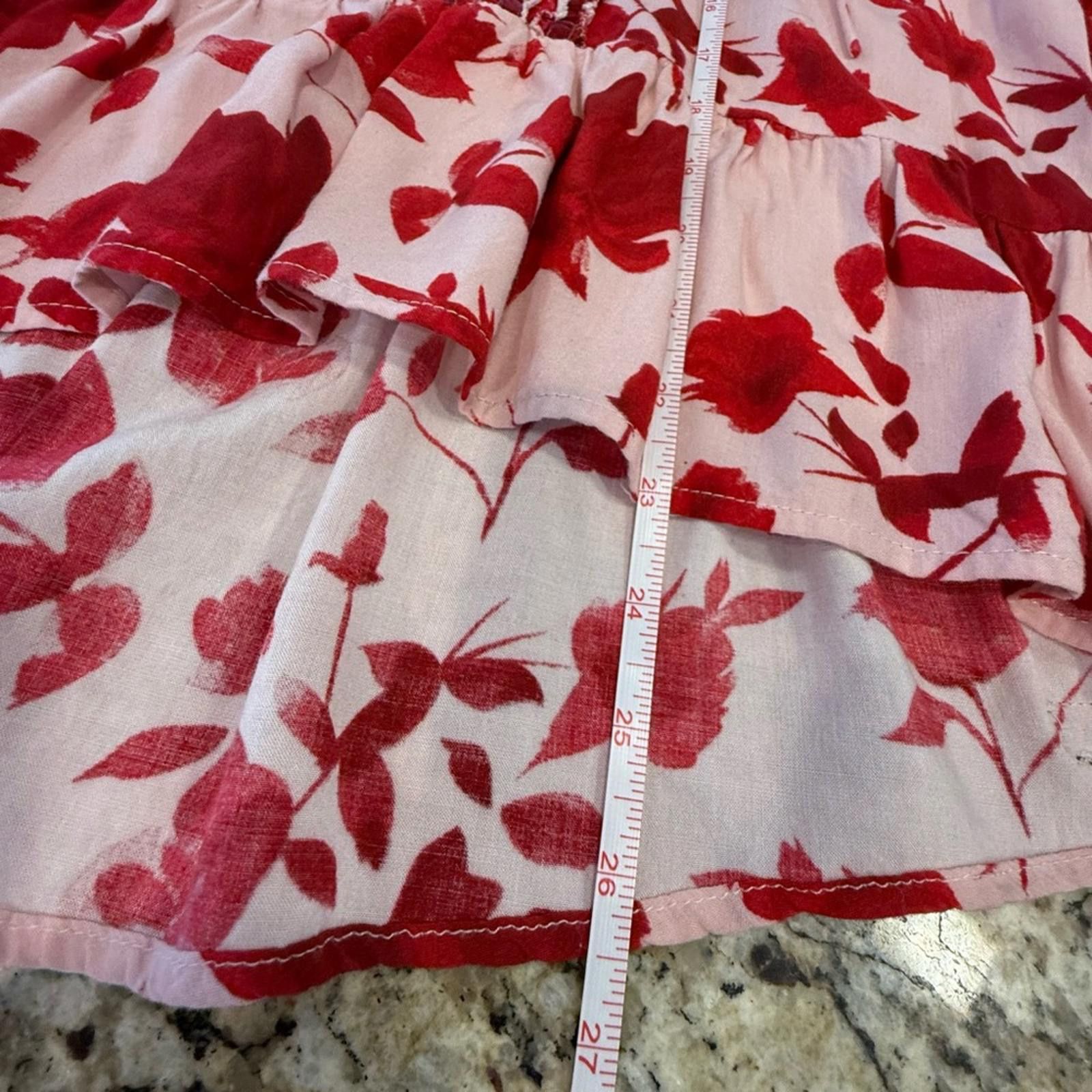 Other Matilda Jane floral pink & red rose boho ruffled top SZ SM Size S / US 4 / IT 40 - 10 Thumbnail