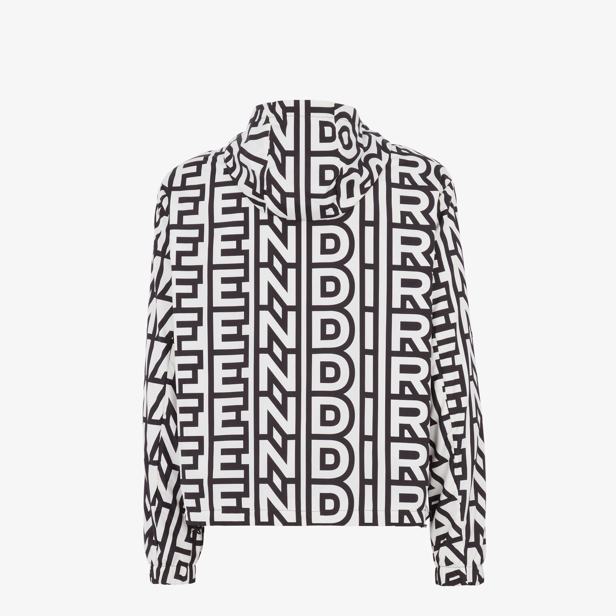 Fendi o1w1db10724 Cagoule in Black/White Size US L / EU 52-54 / 3 - 2 Thumbnail
