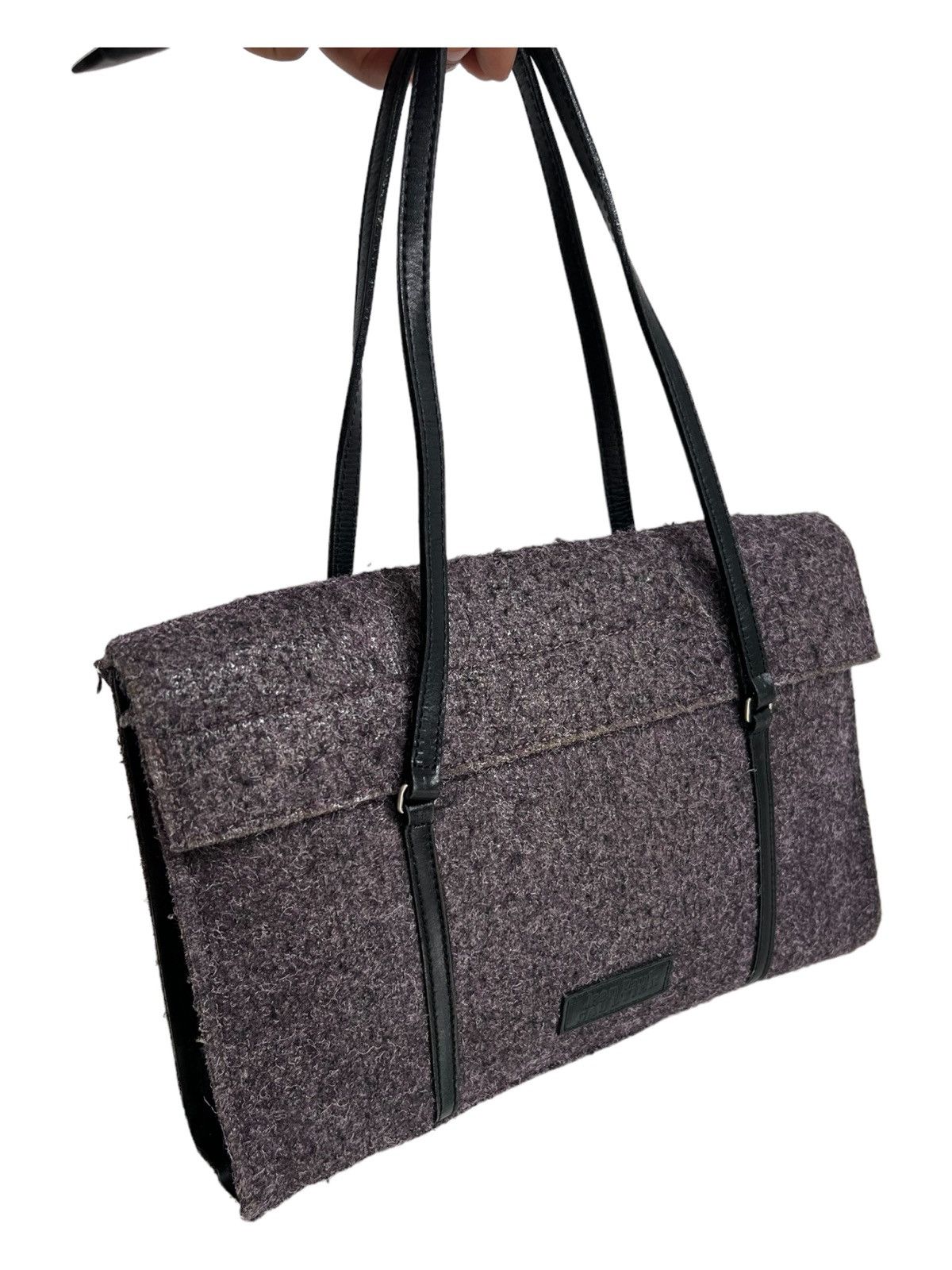 Jean Paul Gaultier 1990s Jean Paul Gaultier Satanic Texture & Leather Strap Bag Size ONE SIZE - 7 Thumbnail