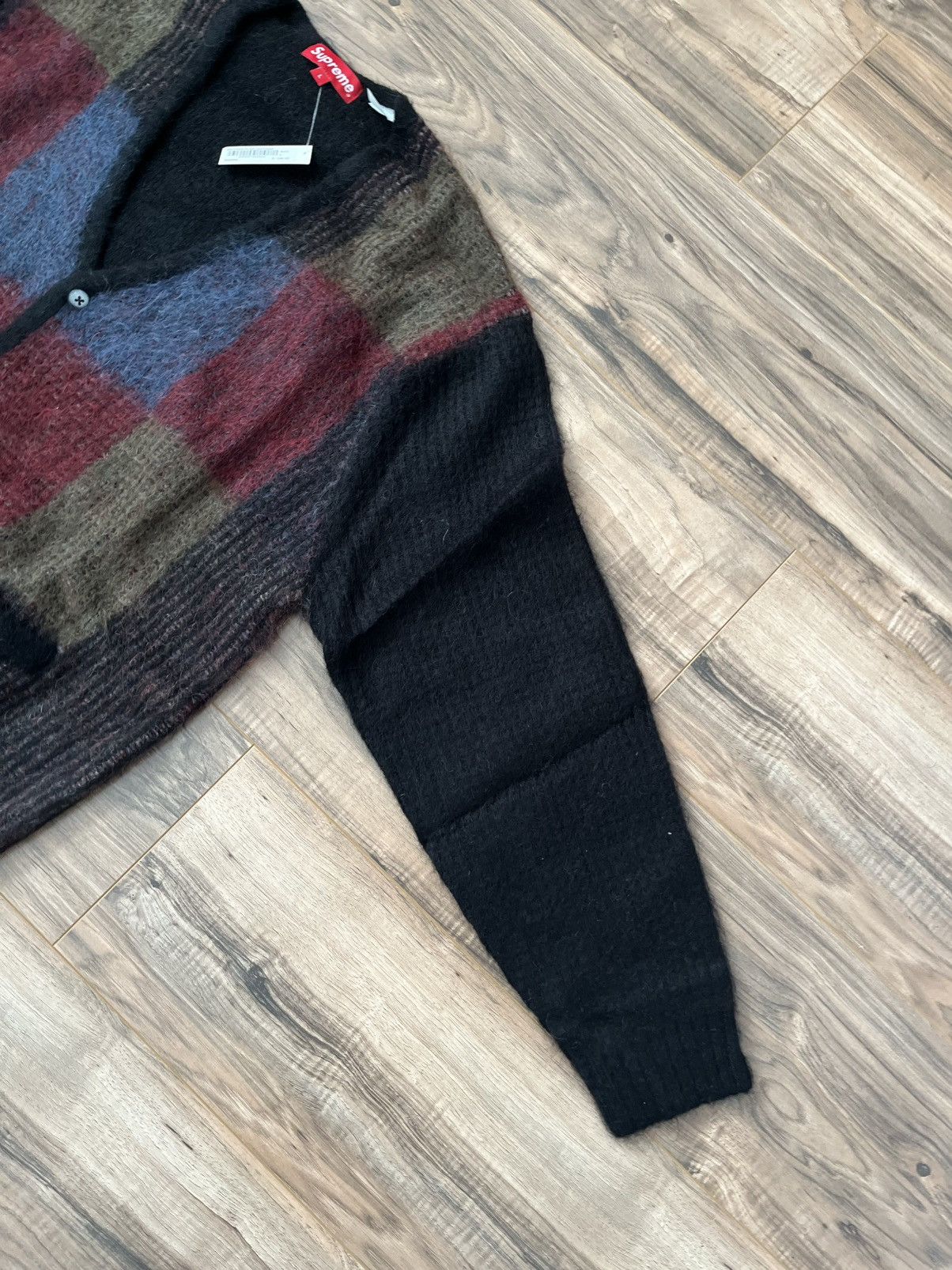 Supreme Supreme Brushed Grid Cardigan Size US L / EU 52-54 / 3 - 7 Thumbnail