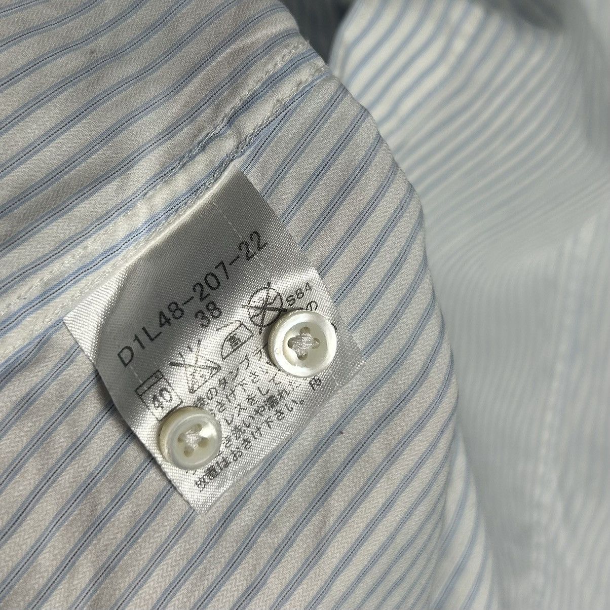 Burberry Burberry Embroidery Logo Button Up Long Sleeve Shirt Size M / US 6-8 / IT 42-44 - 7 Thumbnail