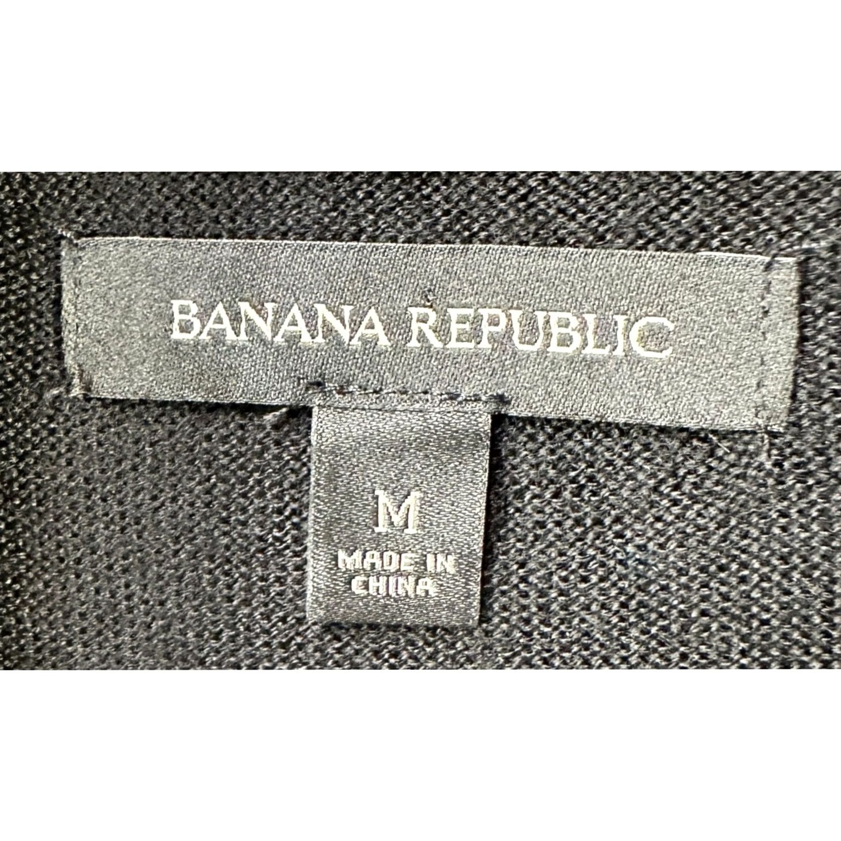 Banana Republic Banana Republic Merino Extra Fine Wool Sweater Pullover Mens Medium Black Knit Size US M / EU 48-50 / 2 - 4 Thumbnail