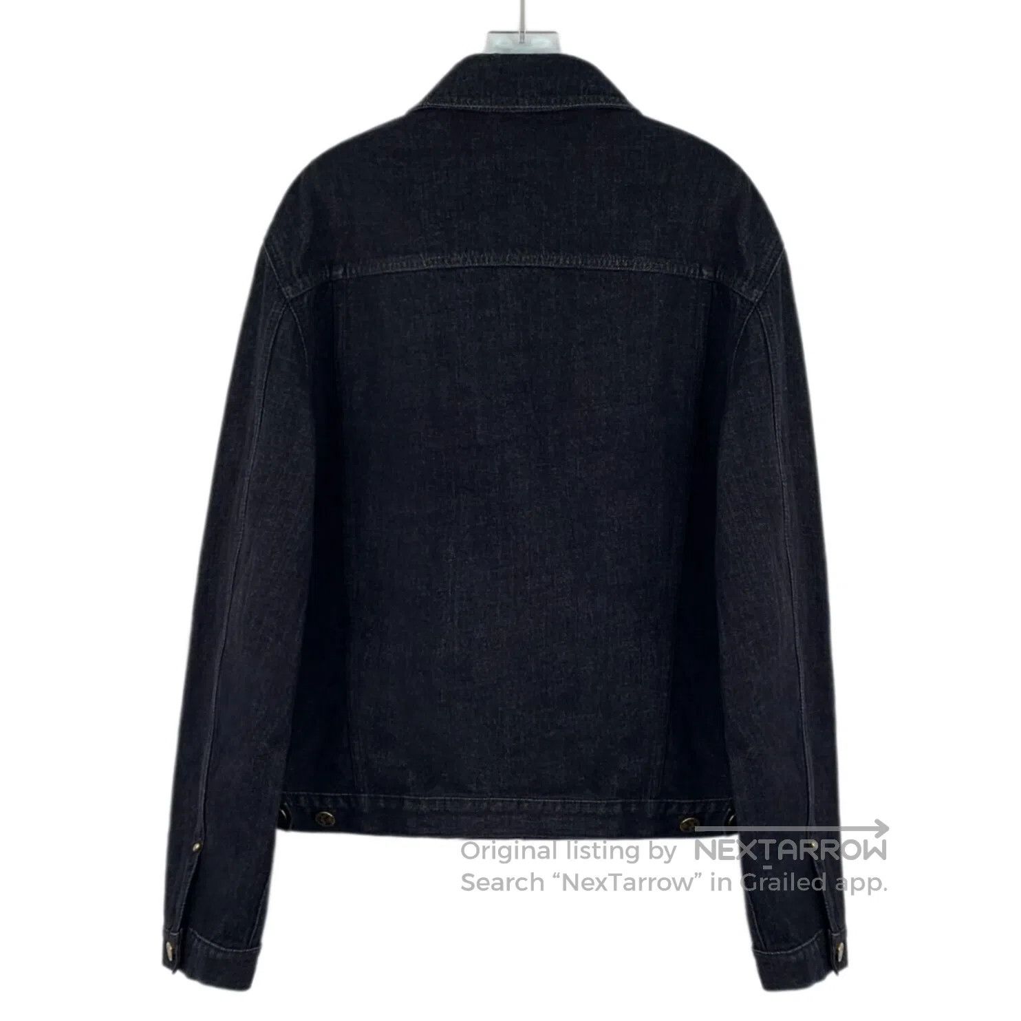 Louis Vuitton Louis Vuitton Black Pocket Tie Cotton Turn-down Collar Sin Size US M / EU 48-50 / 2 - 2 Thumbnail