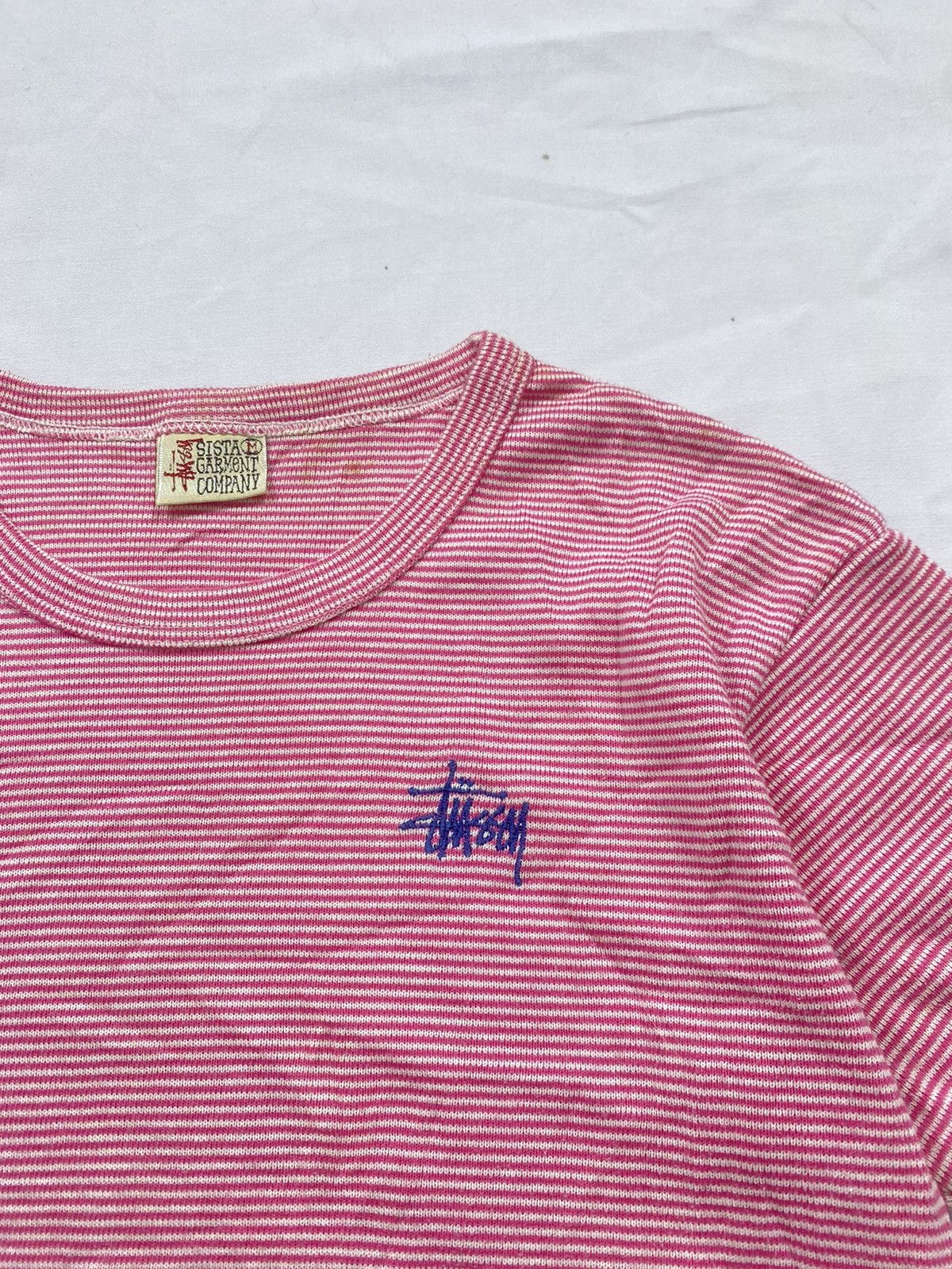 Stussy Vintage Stussy Stripe Sista Tshirt Size US S / EU 44-46 / 1 - 3 Thumbnail