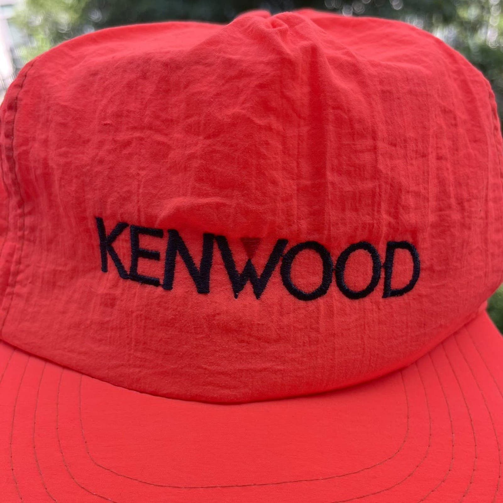 Vintage Vintage 1990’s Kenwood Snapback Hat Orange OSFA Size ONE SIZE - 2 Thumbnail