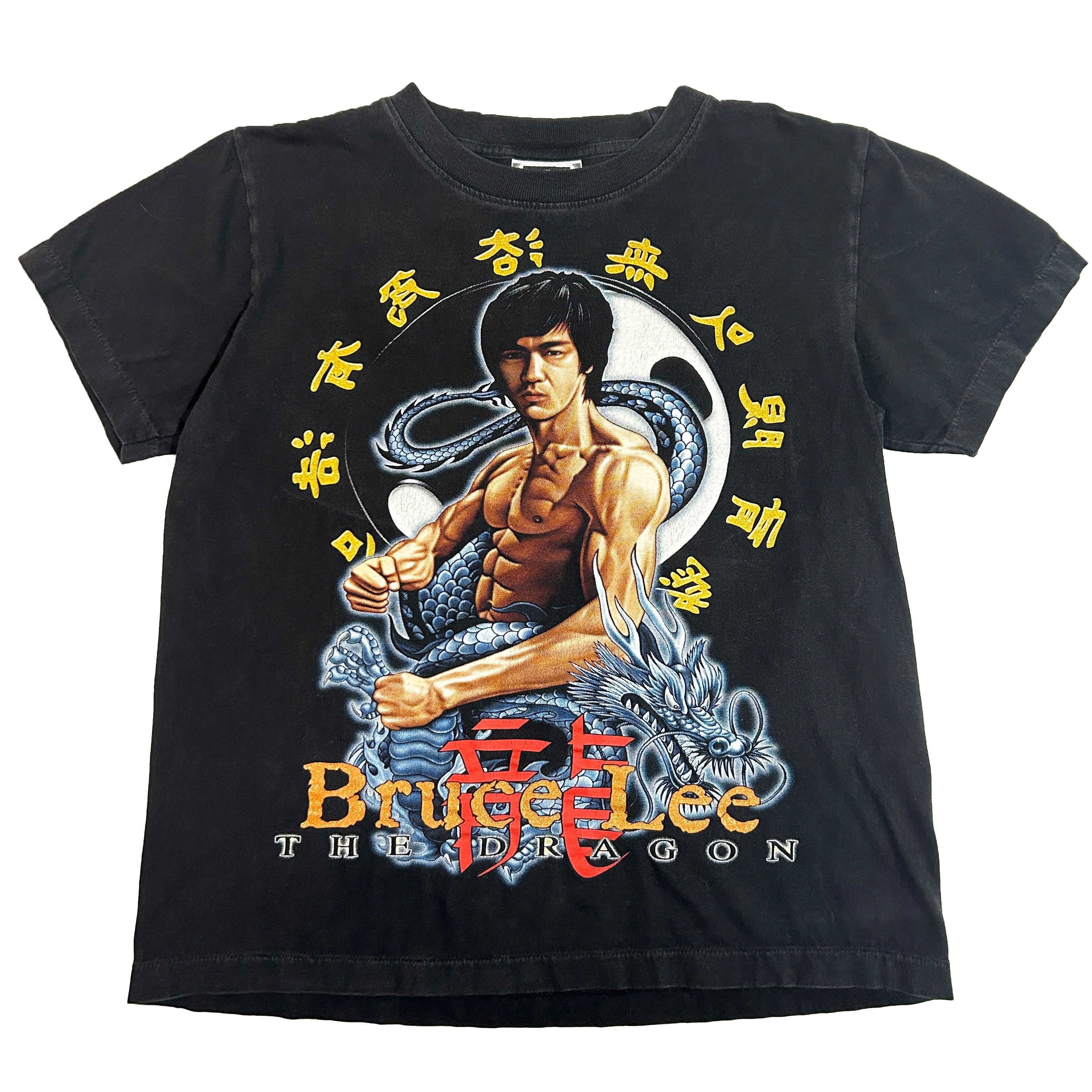 L.A. Roxx Vintage Bruce Lee Dragon Graphic Tee Size US M / EU 48-50 / 2 - 1 Thumbnail