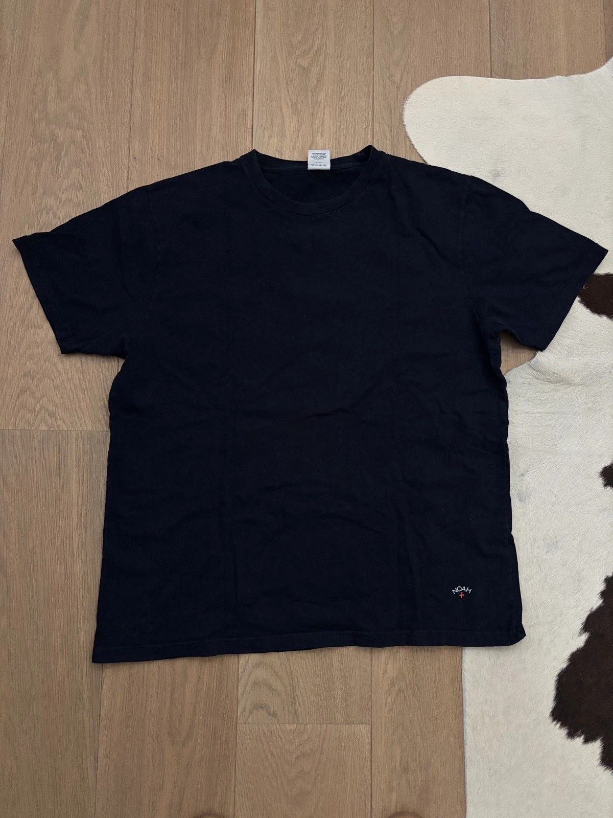 Noah Noah NYC 100% Recycled Cotton T Shirt Navy Size US L / EU 52-54 / 3 - 1 Thumbnail