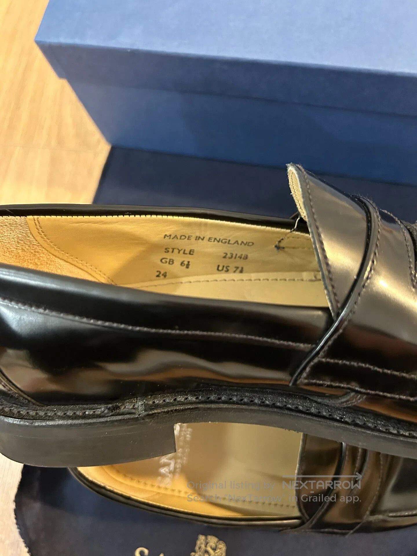 Sanders Sanders Handmade Goodyear Loafers UK. Size US 8.5 / EU 41-42 - 2 Thumbnail