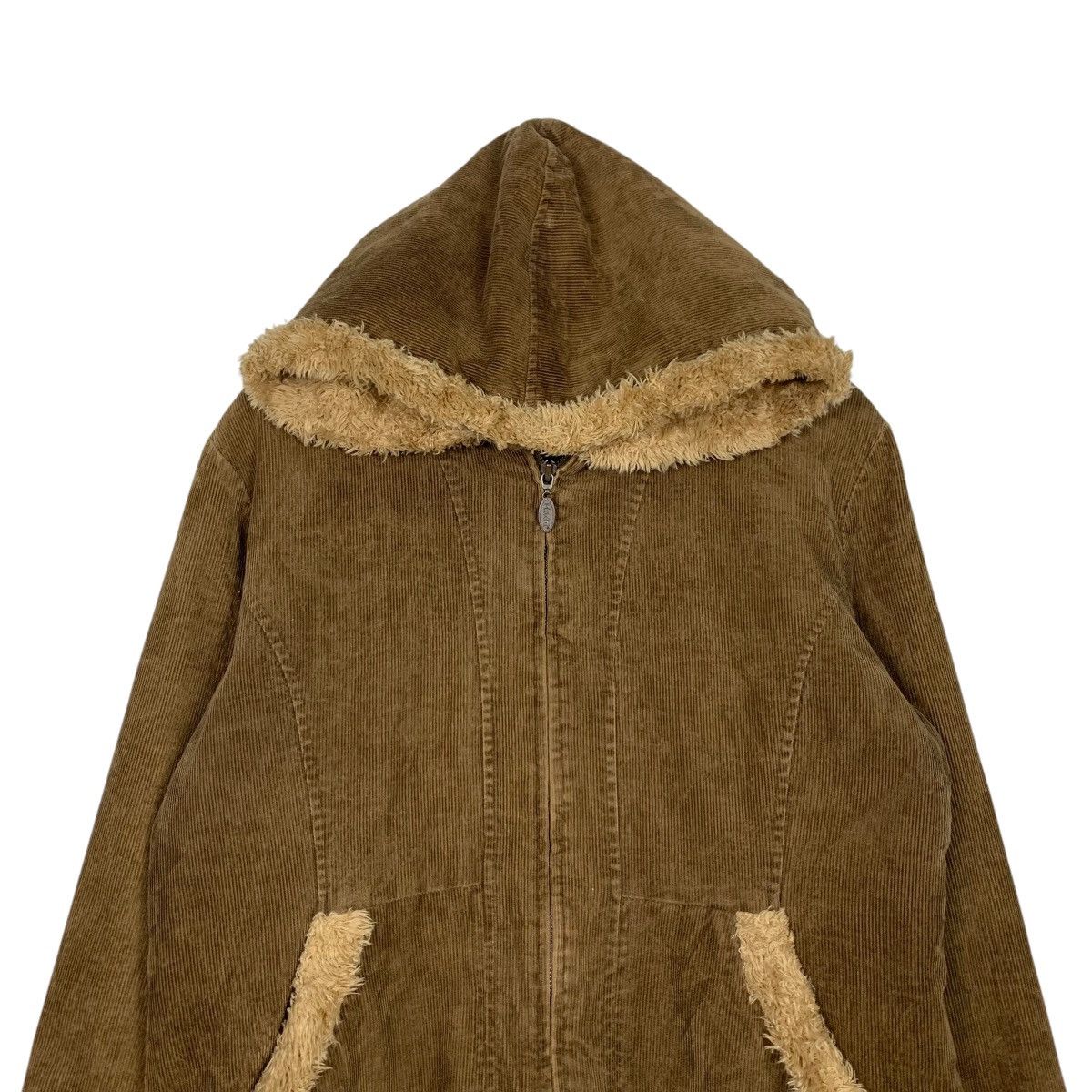 Japanese Brand MUDD Corduroy Hoodie Jacket #2162-C95 Size US L / EU 52-54 / 3 - 2 Thumbnail