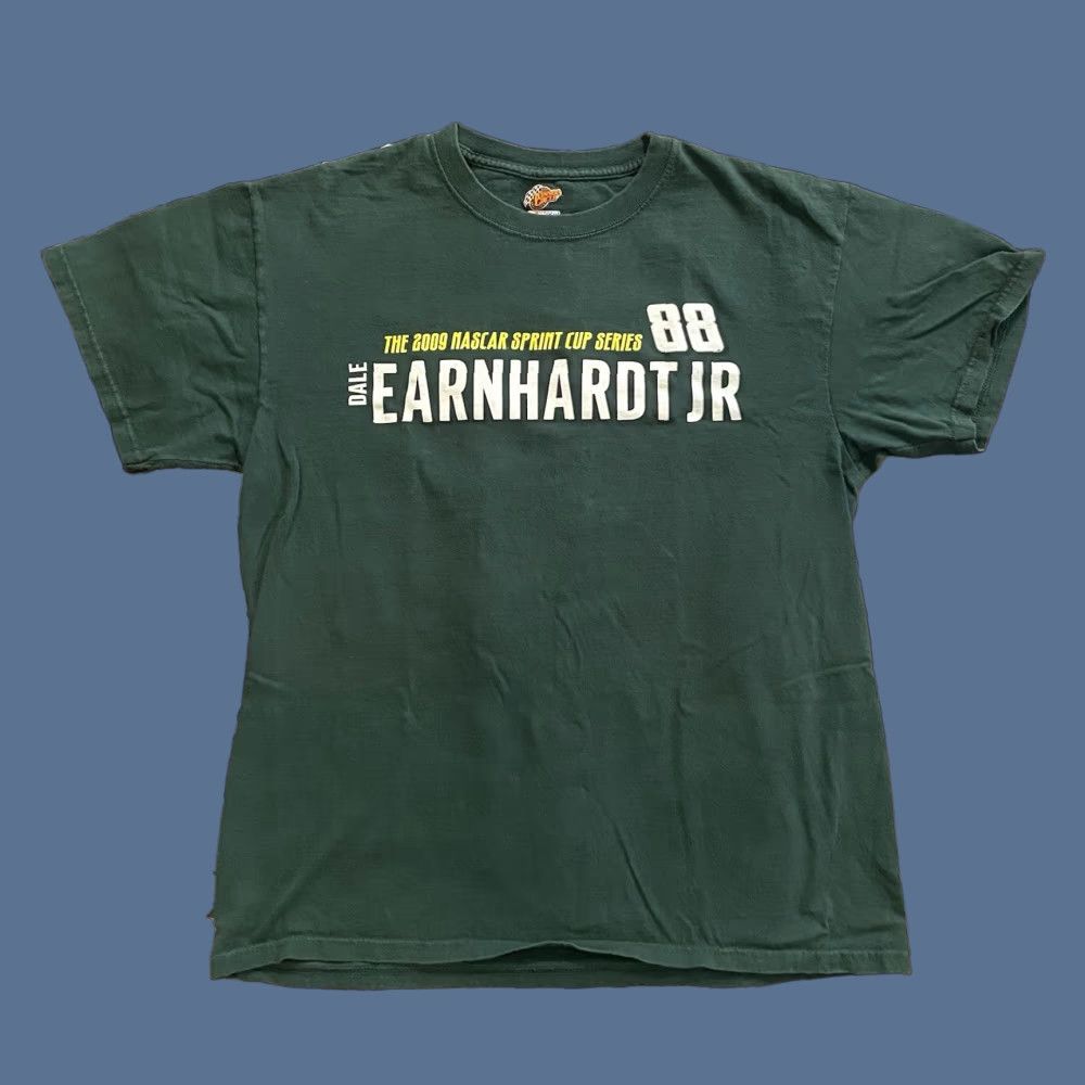 NASCAR Winners Circle 2009 Dale Earnhardt Jr NASCAR Sprint Cup Series T Shirt Green L Size US L / EU 52-54 / 3 - 1 Thumbnail