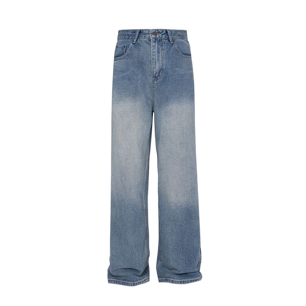 Japanese Brand × Jean Loose straight washed casual gradient jeans Size US 32 / EU 48 - 1 Thumbnail
