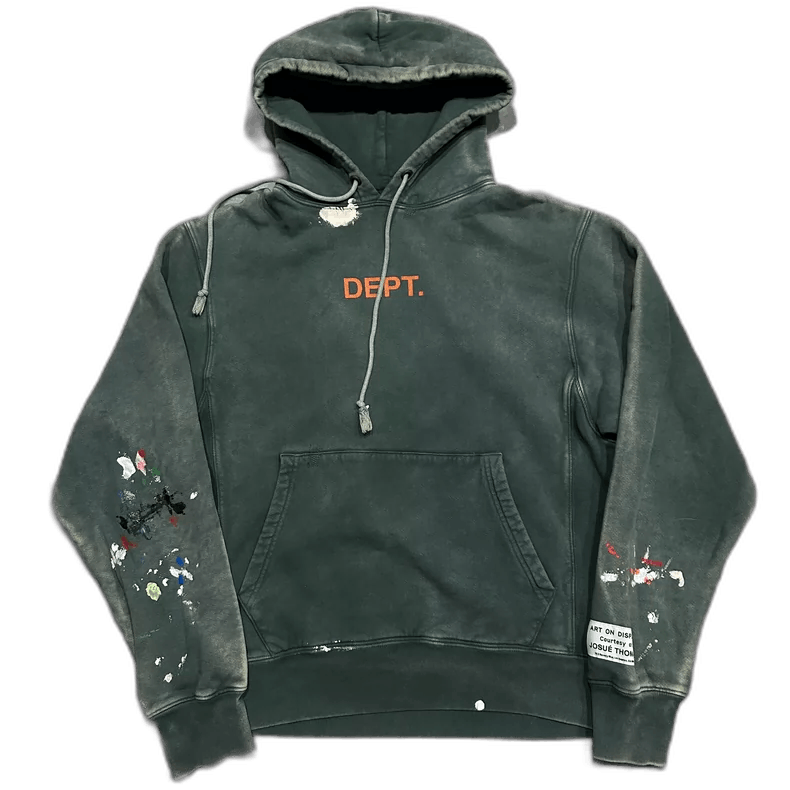 Gallery Dept. Gallery Dept. Lanvin Green Hoodie Sweatshirt Size US M / EU 48-50 / 2 - 1 Thumbnail