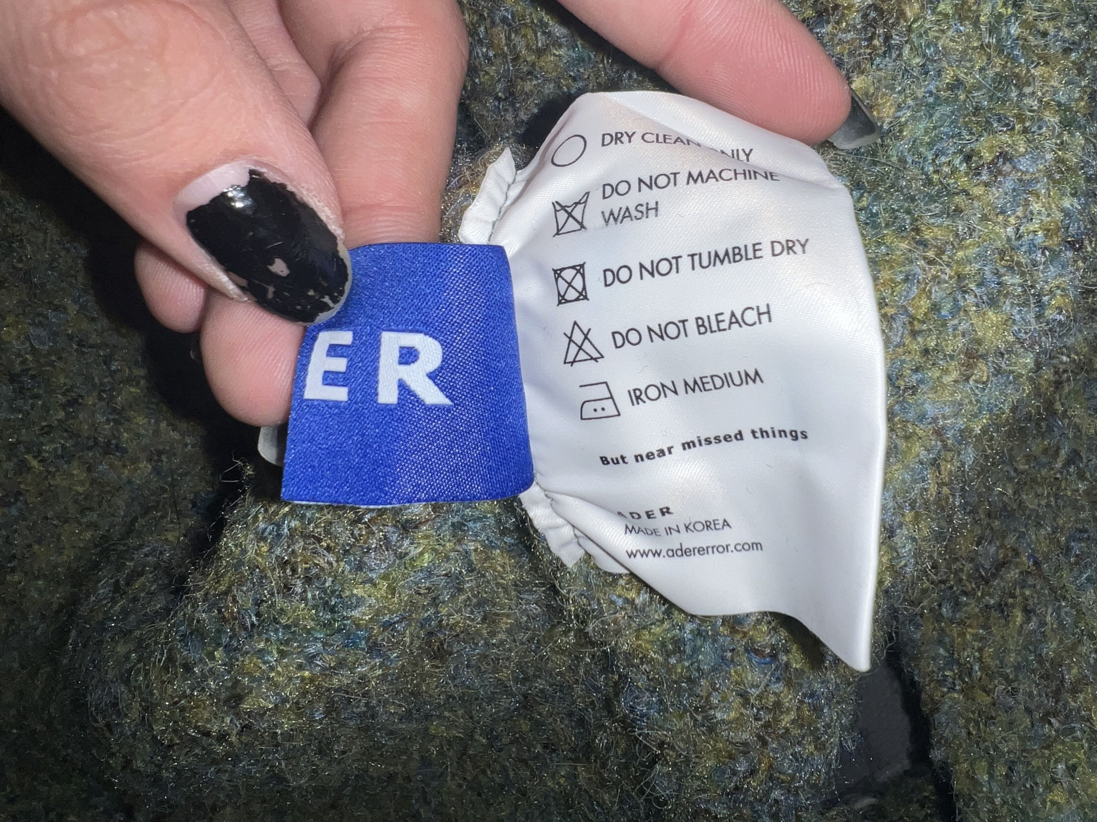 Ader Error FW21 Distressed Knit Cardigan Size US XL / EU 56 / 4 - 5 Thumbnail