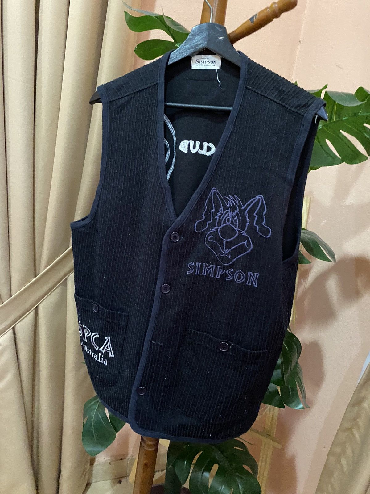 Other VINTAGE SIMPSON VEST JACKET Size US M / EU 48-50 / 2 - 2 Thumbnail