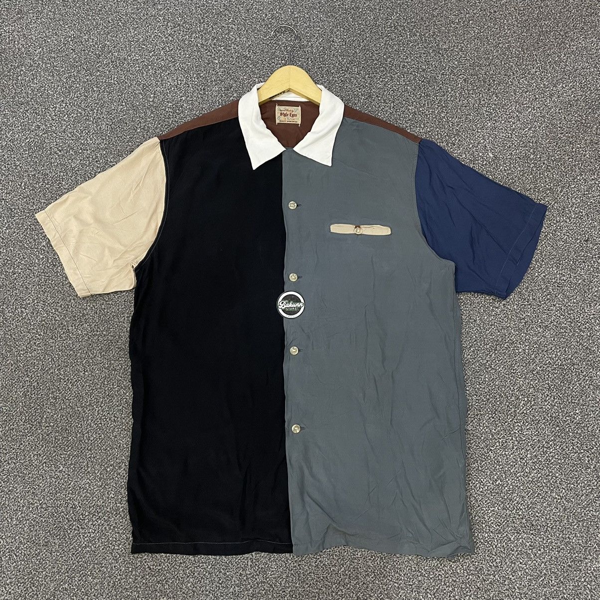 image of Toyo Enterprises Bowling Shirts Style Eyes By Toyo Enterprise in Mix, Men's (Size Large)
