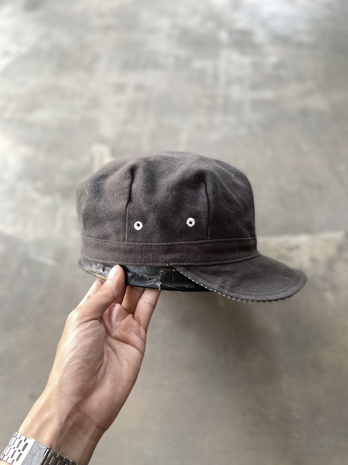 Japanese Brand × Vintage REVERSIBLE JACK & JILL HICKHORY MECHANIC CAP Size ONE SIZE - 9 Thumbnail