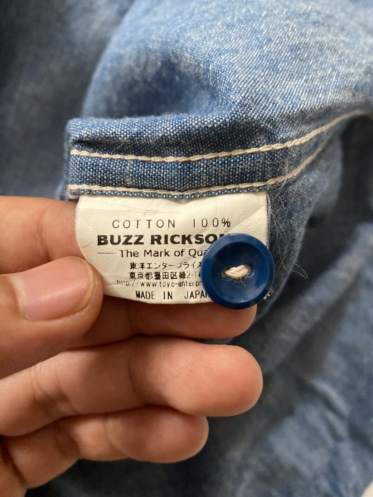 Buzz Rickson's × Japanese Brand Buzz Rickson's USN Chambray Work Shirt Short Sleeve Us Navy Size US S / EU 44-46 / 1 - 9 Thumbnail