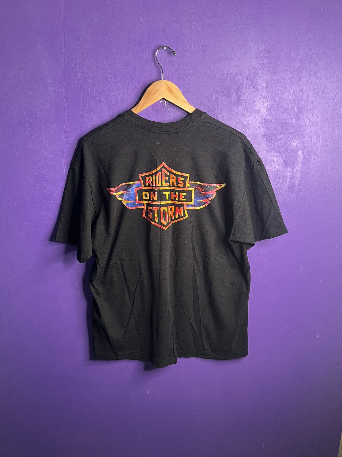 Band Tees × Vintage Vintage 1991 The doors riders on the storm tour tee Size US L / EU 52-54 / 3 - 2 Thumbnail