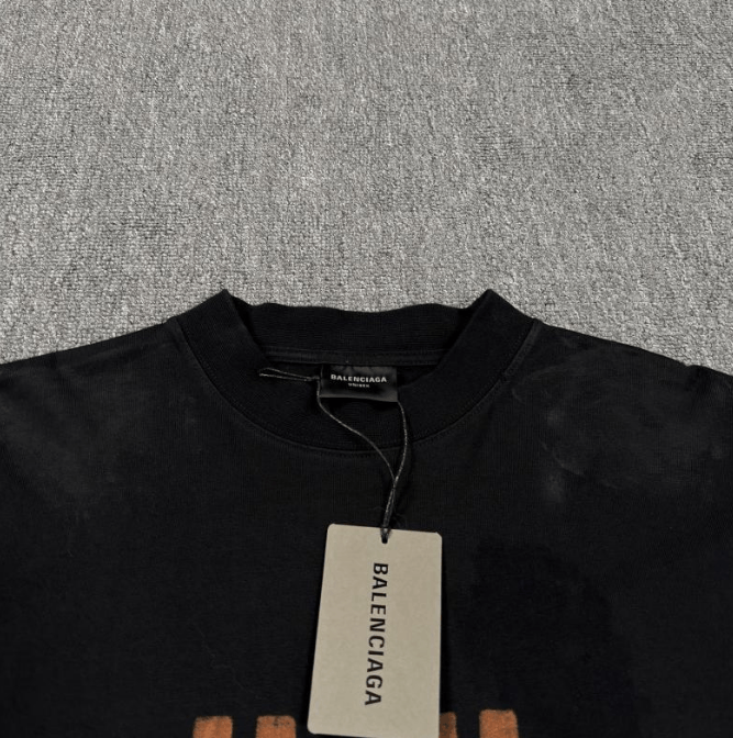 Balenciaga Balenciaga logo print crew neck short-sleeve T-shirt Size US L / EU 52-54 / 3 - 3 Thumbnail