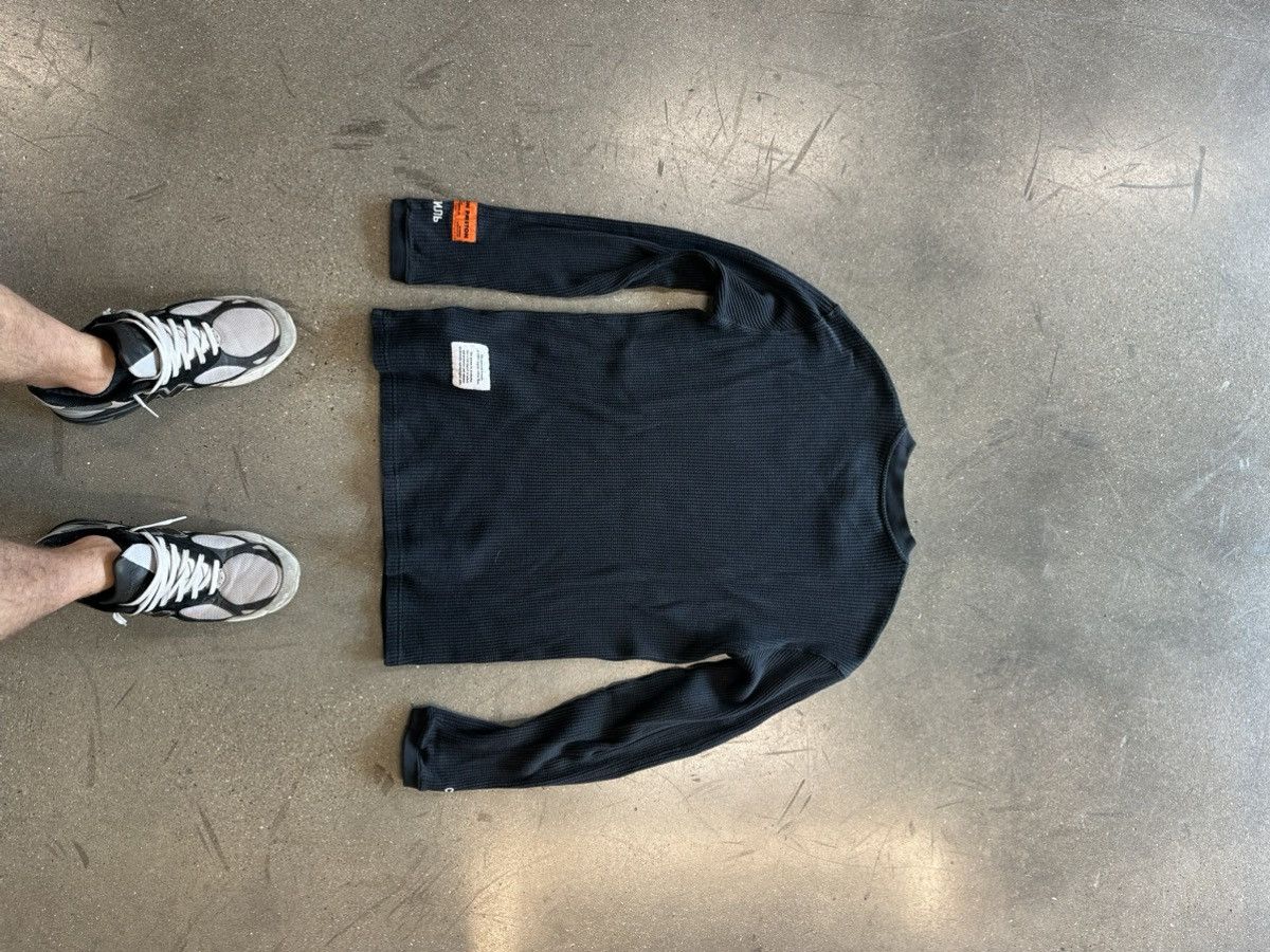 Heron Preston Heron Preston Thermal Long Sleeve Black Size US XS / EU 42 / 0 - 2 Thumbnail