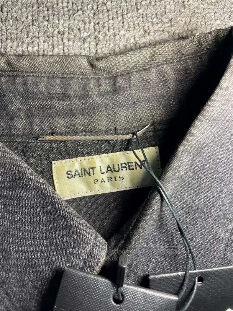 Saint Laurent Paris Saint Laurent Paris Distressed Hem Fringe Destroyed Denim Size US M / EU 48-50 / 2 - 6 Thumbnail