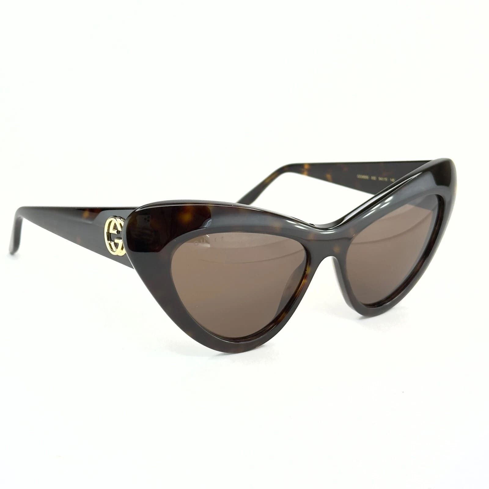 Gucci GUCCI Gg0895s 0895 Havana 002 Fashion Chunky Sunglasses Size ONE SIZE - 6 Thumbnail