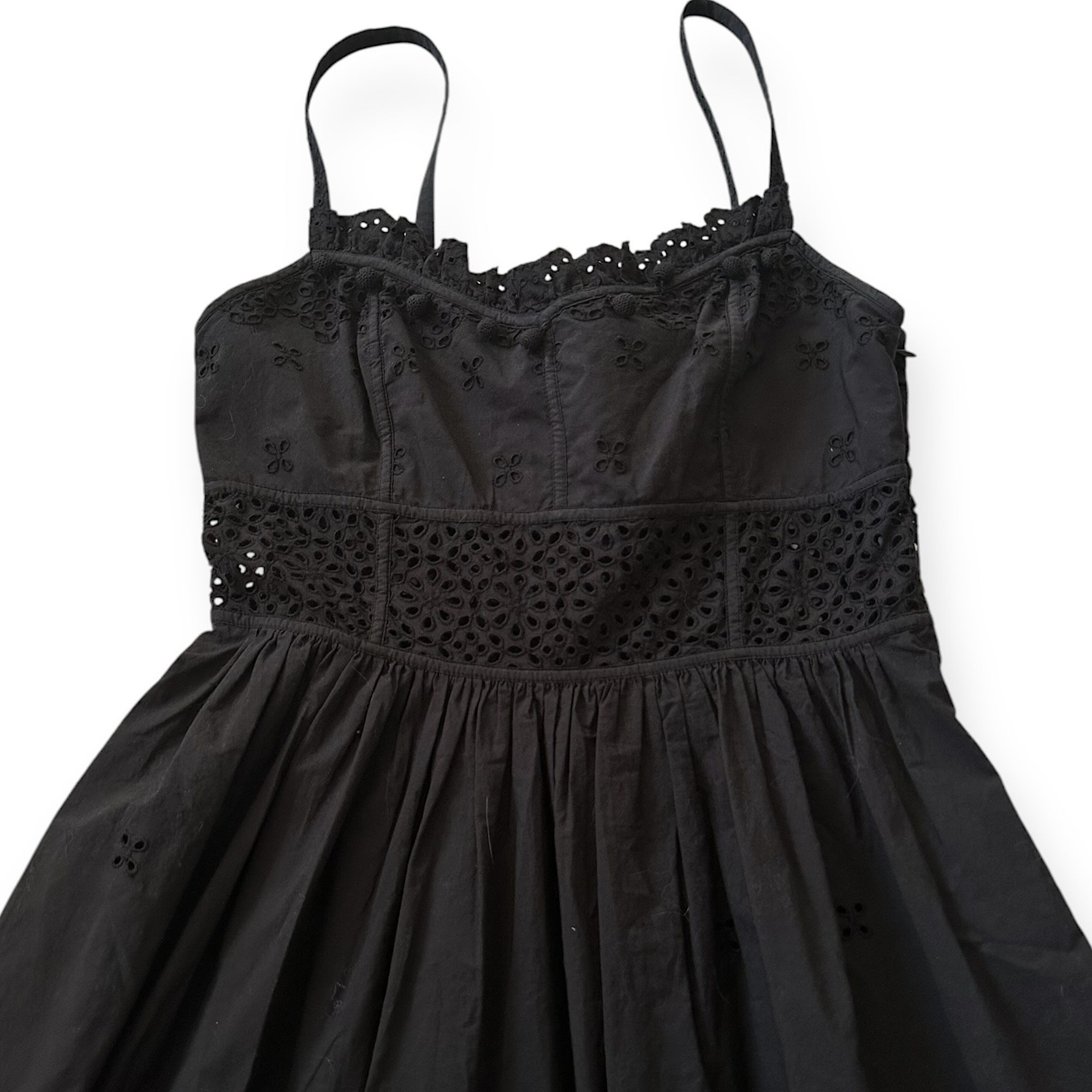 Ulla Johnson ULLA JOHNSON Celestia Broderie Anglaise Cotton Midi Dress, Size S / US 4 / IT 40 - 5 Thumbnail