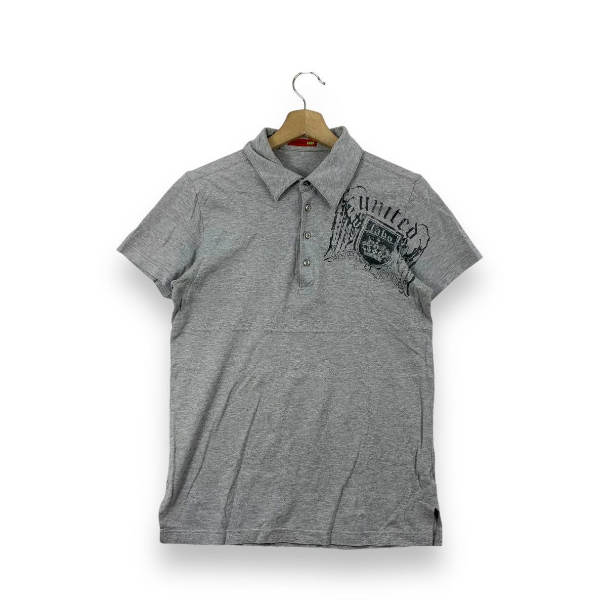 Japanese Brand MUJI LABO JAPAN Crest Logo Designer Polo Tee Shirt Top Size S / US 4 / IT 40 - 1 Thumbnail