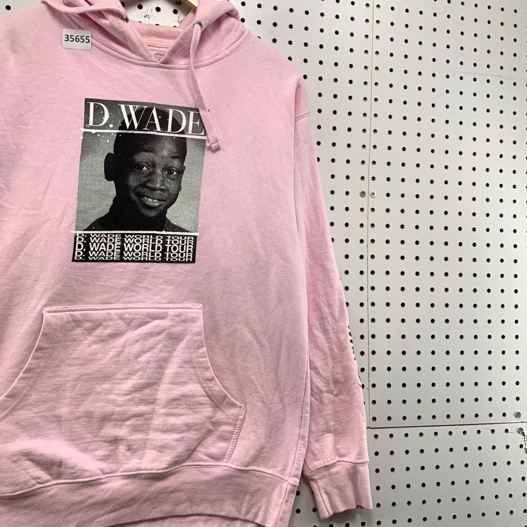 Pinko D Wade Word Tour Hoodie Adult Medium Pink Hooded Pullocer 21X27 Size US M / EU 48-50 / 2 - 5 Thumbnail