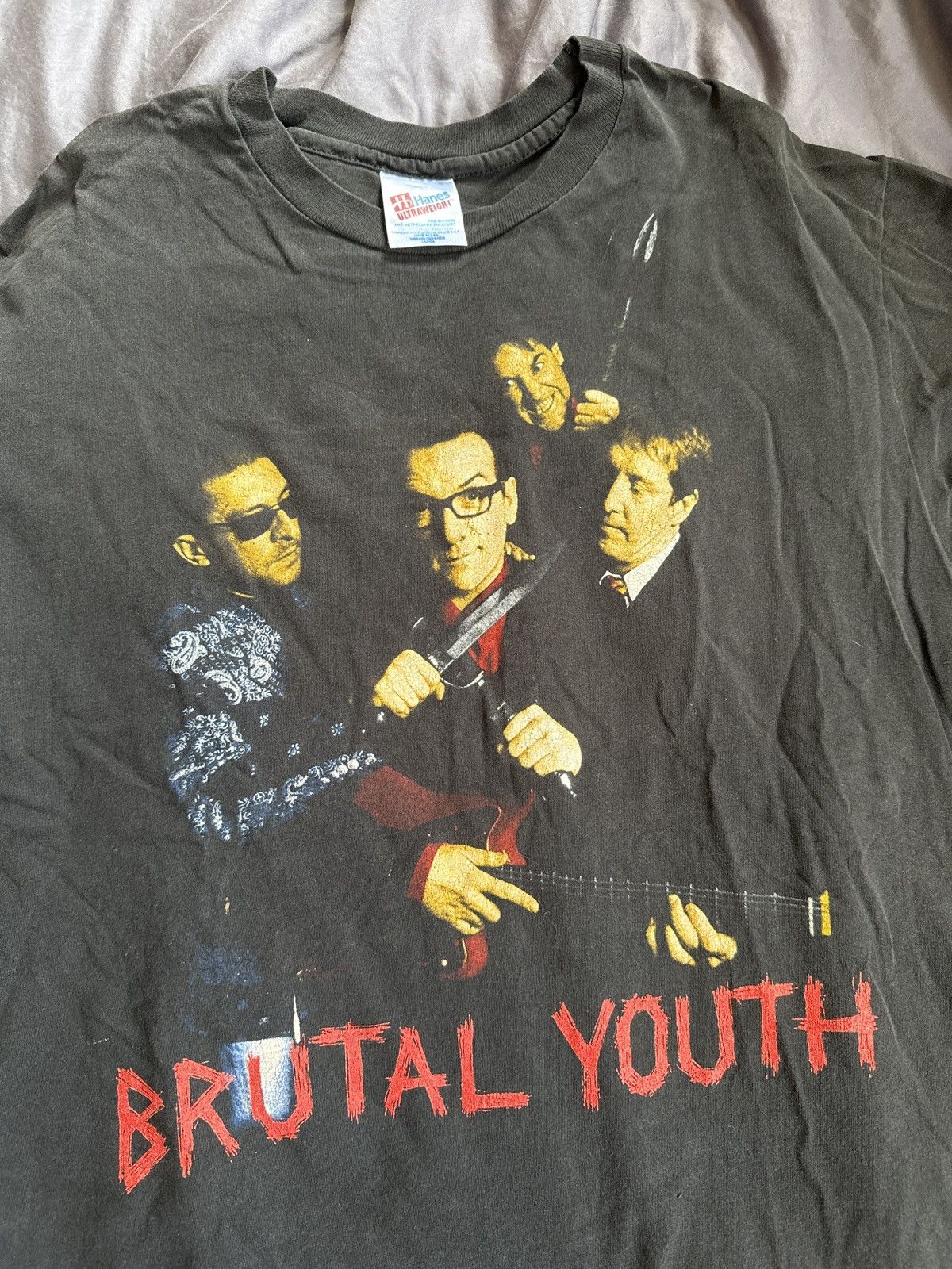 Vintage Vintage Elvis Costello shirt Size US L / EU 52-54 / 3 - 1 Thumbnail