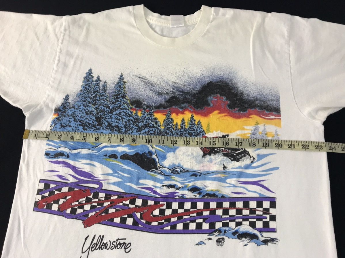 Vintage 90s Yellowstone National Park Graphic Screen Printed Tee Size US XL / EU 56 / 4 - 9 Thumbnail