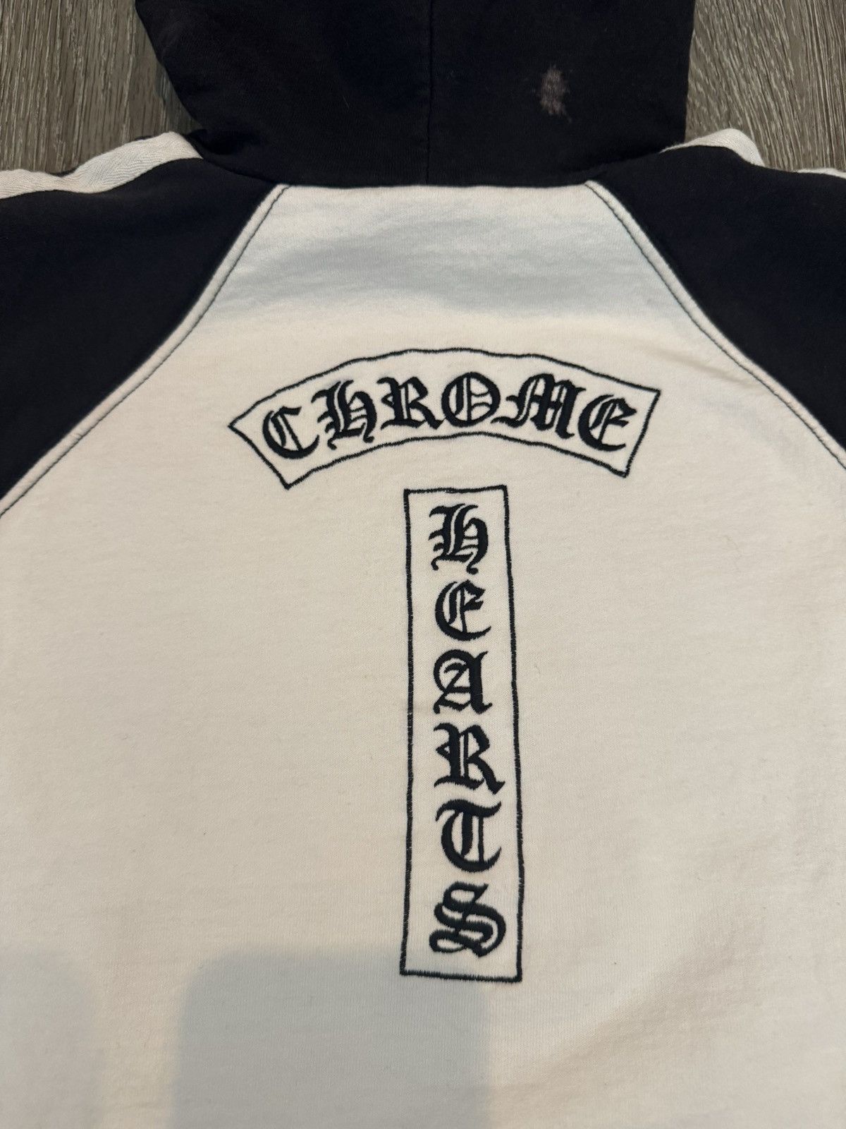 Chrome Hearts Chrome Hearts Vintage Track Stripe Embroidered Hoodie Size S / US 4 / IT 40 - 5 Thumbnail