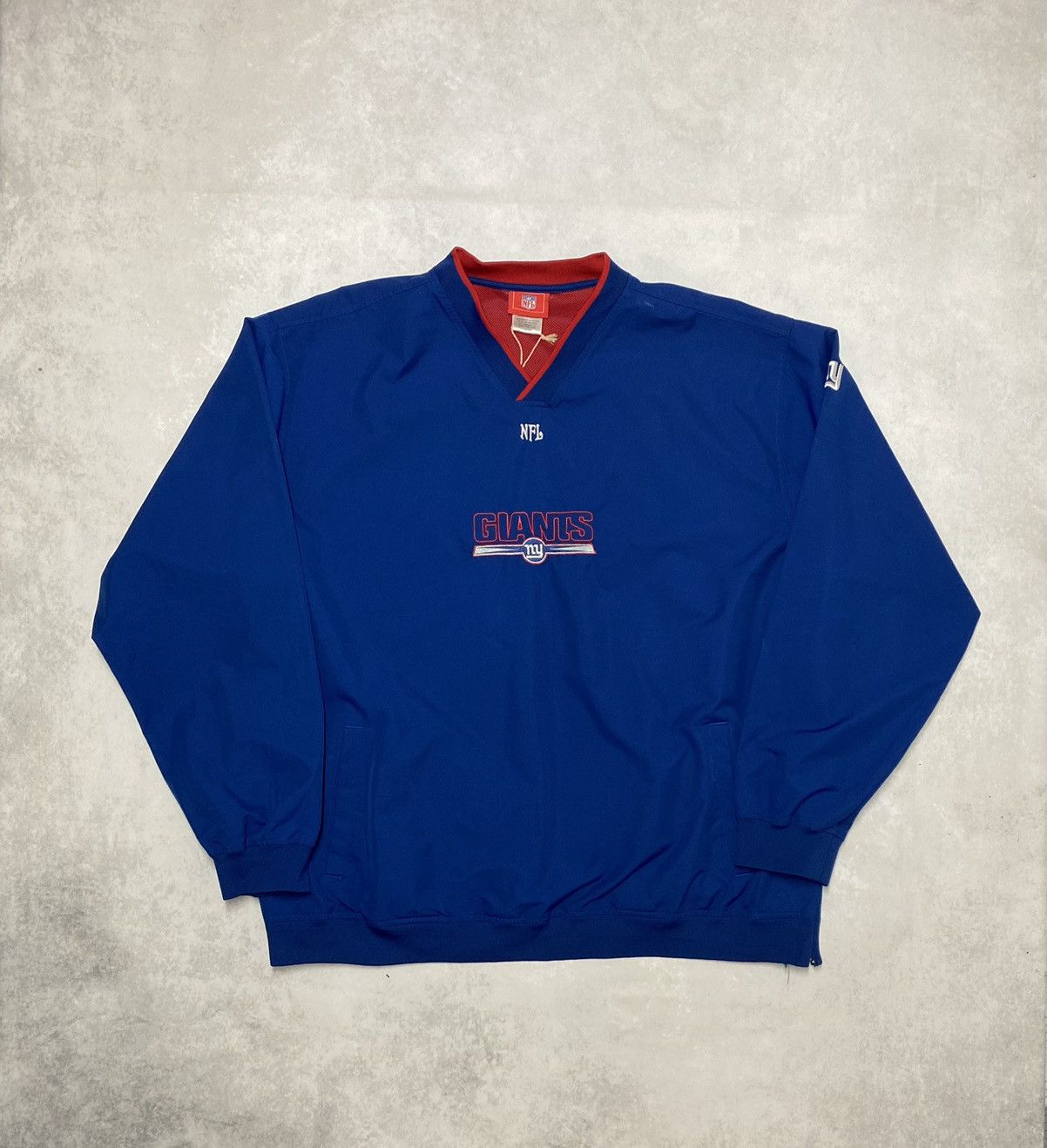NFL × Vintage Crazy Vintage Streetwear Y2K NFL Giants Pullover XXL Size US XXL / EU 58 / 5 - 1 Thumbnail