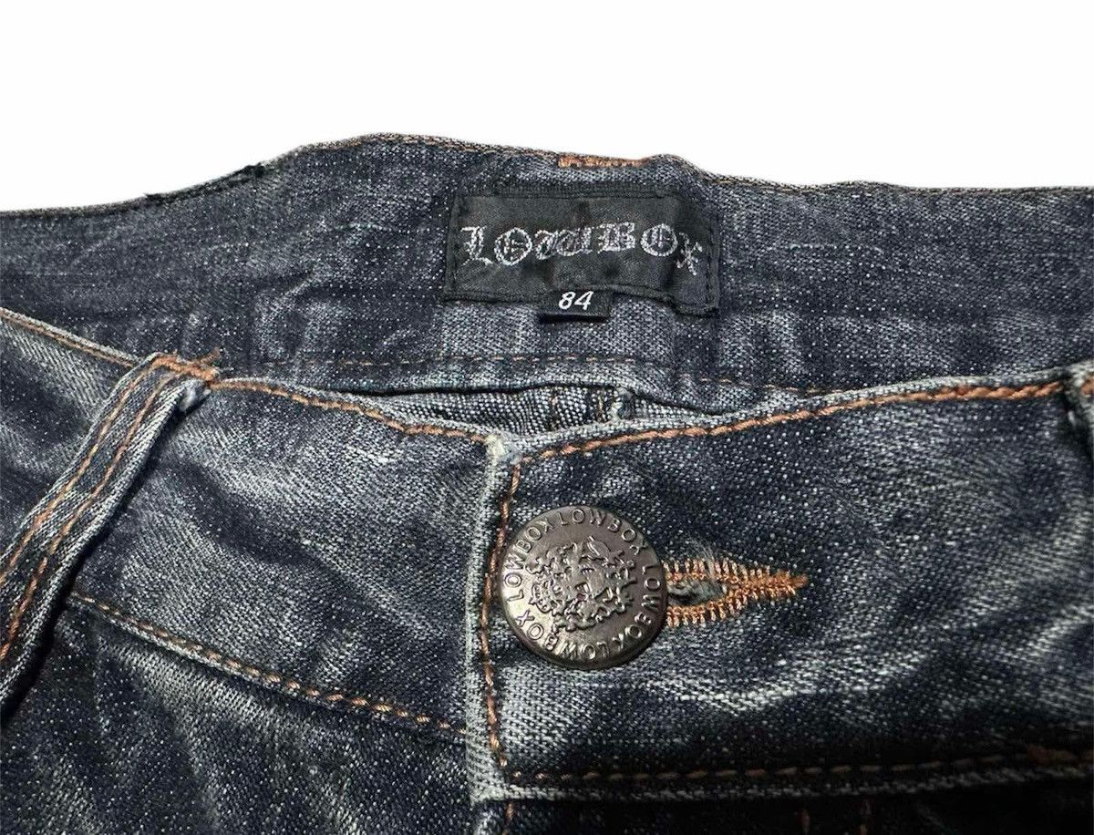 Hysteric Glamour × Japanese Brand × Seditionaries 🔥Y2K Archived Lowbox Faded Patchwork Distressed Denim Punk Size US 34 / EU 50 - 13 Thumbnail