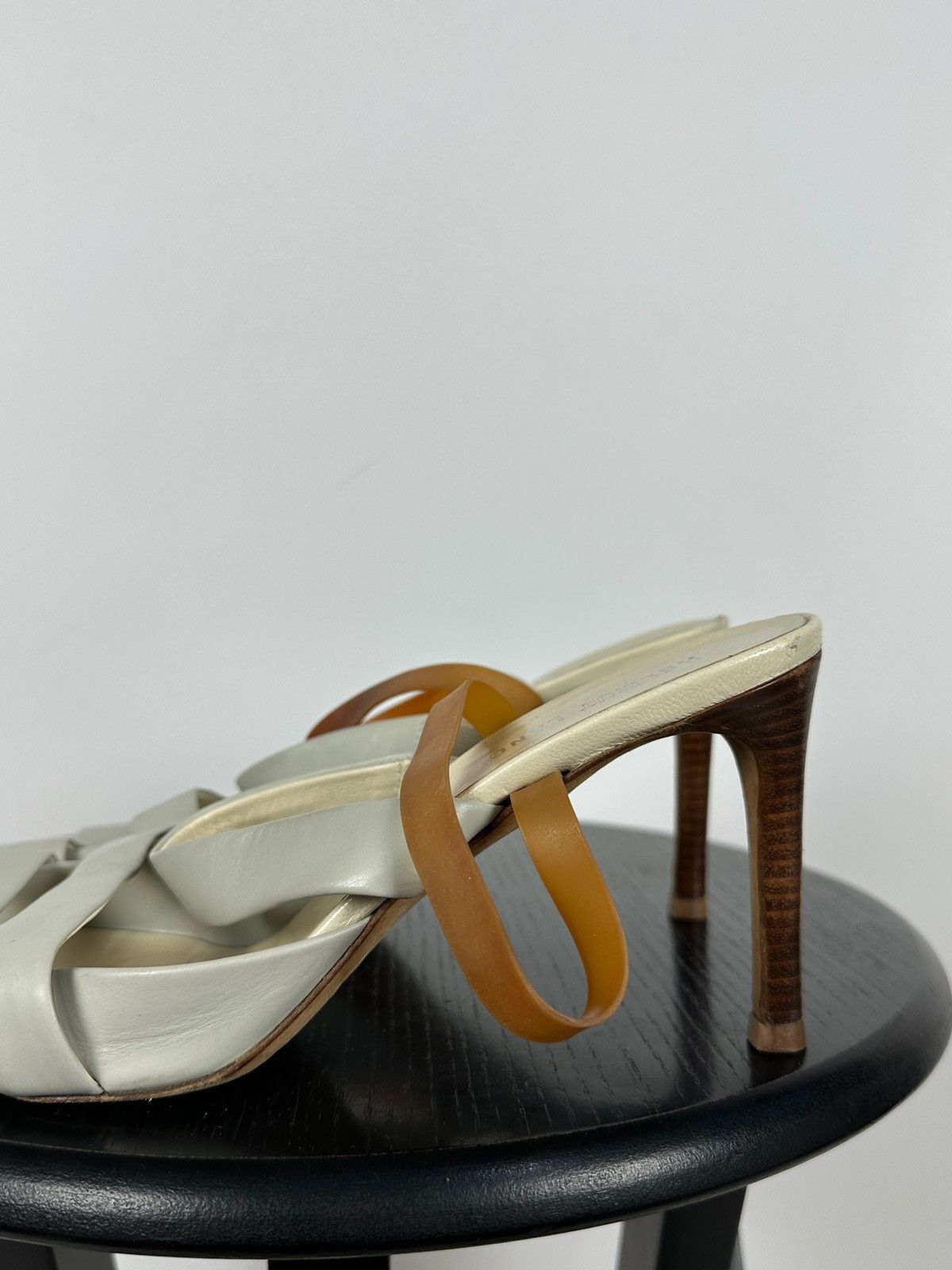 Helmut Lang 00s Vintage Helmut Lang Leather Strappy Sandals Heels Size US 9 / IT 39 - 13 Thumbnail