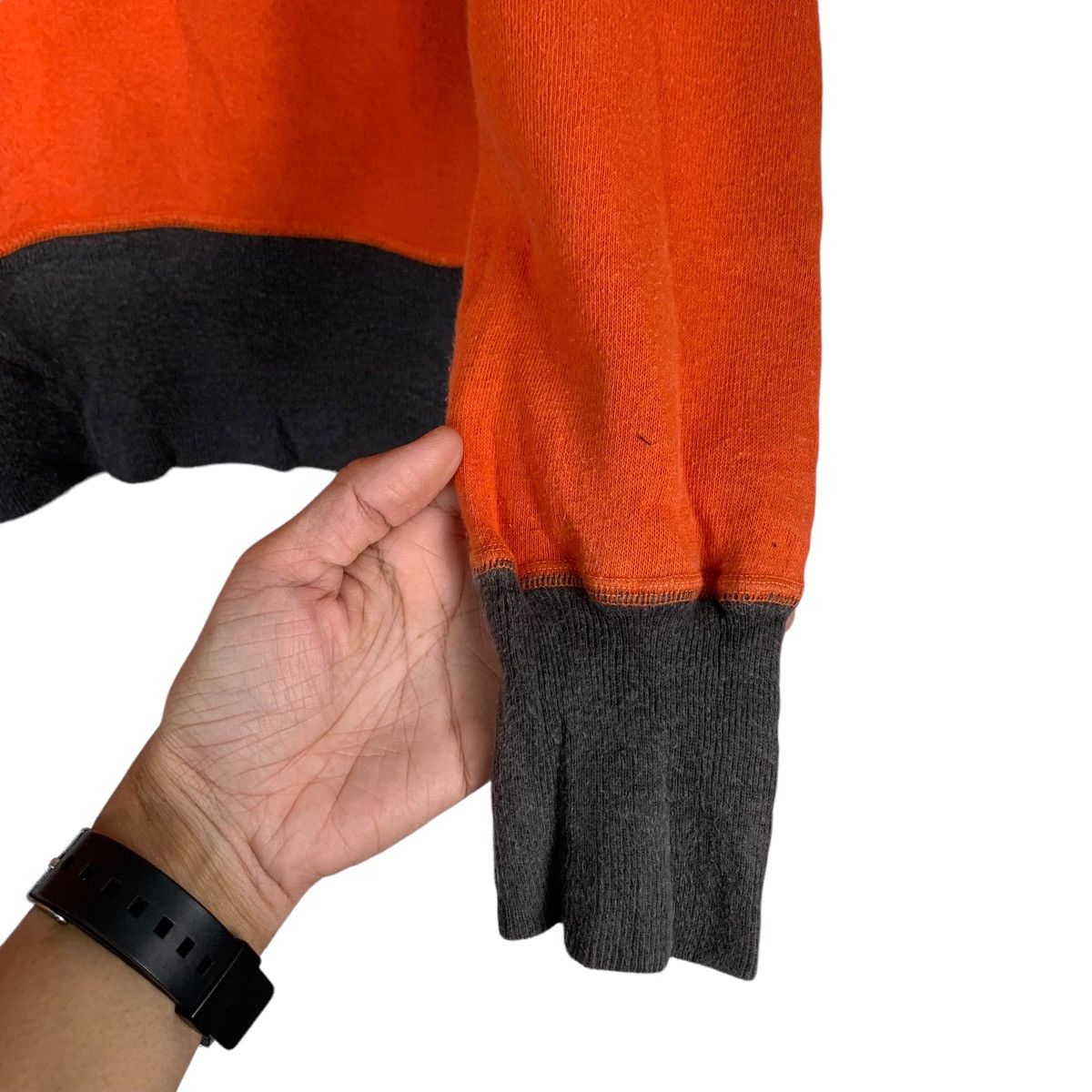 Japanese Brand WAREHOUSE & CO Orange Sweatshirts #0719-C33 Size US M / EU 48-50 / 2 - 9 Thumbnail