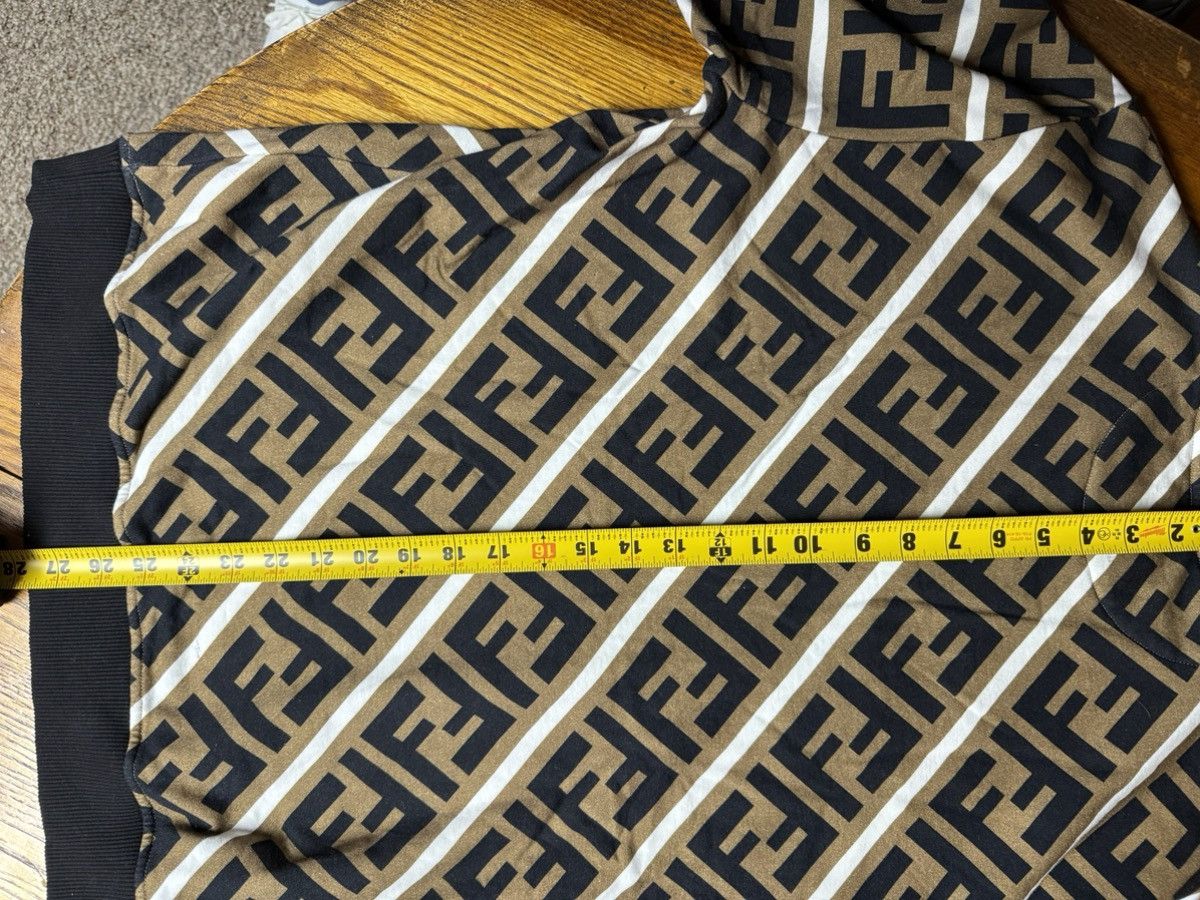 Fendi Fendi Monogram Print Crewneck Sweatshirt Size US XXL / EU 58 / 5 - 5 Thumbnail