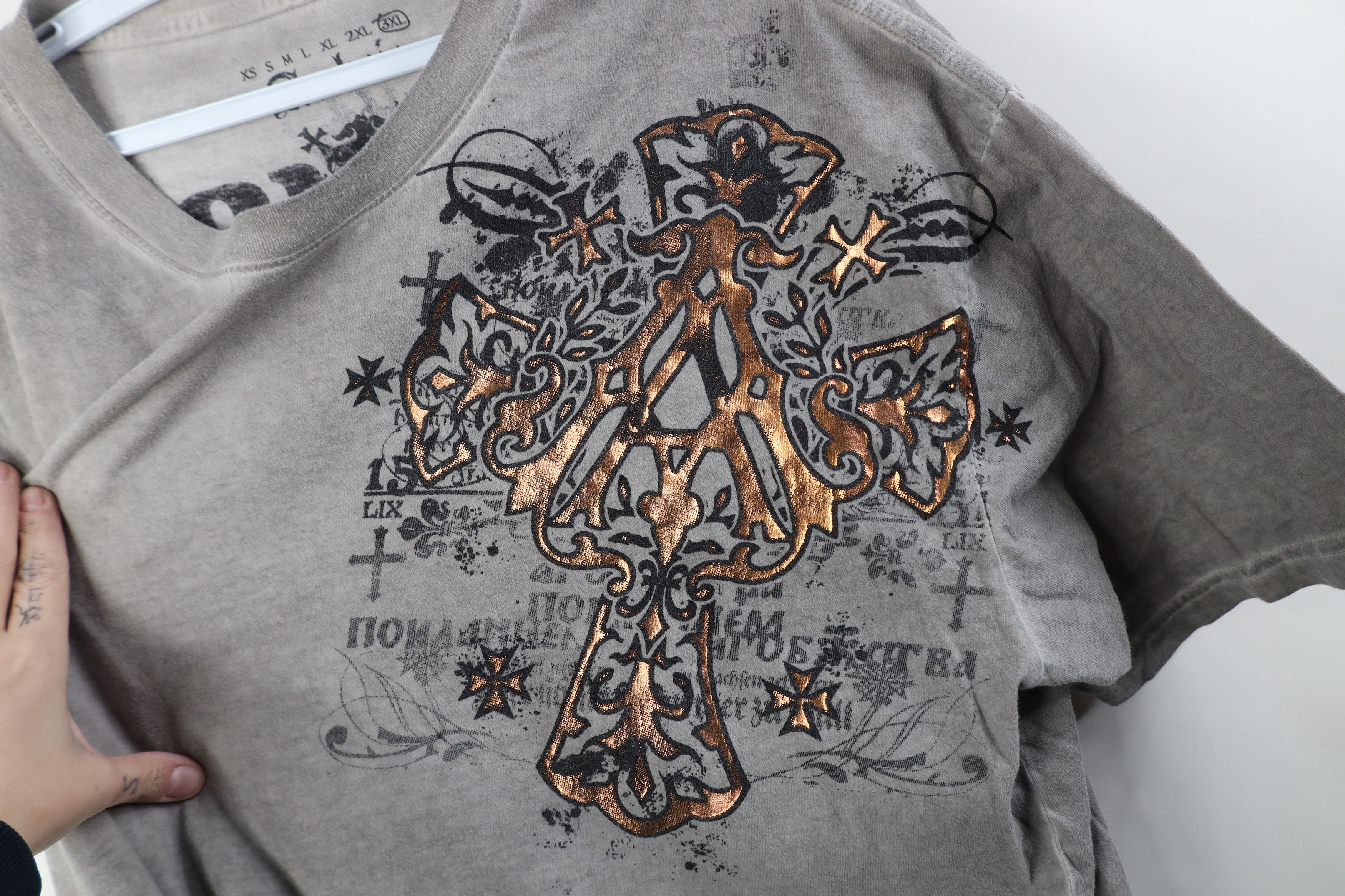 Affliction Vintage Affliction Cross Tribal UFC MMA Fighting T-Shirt Size US XXL / EU 58 / 5 - 4 Thumbnail