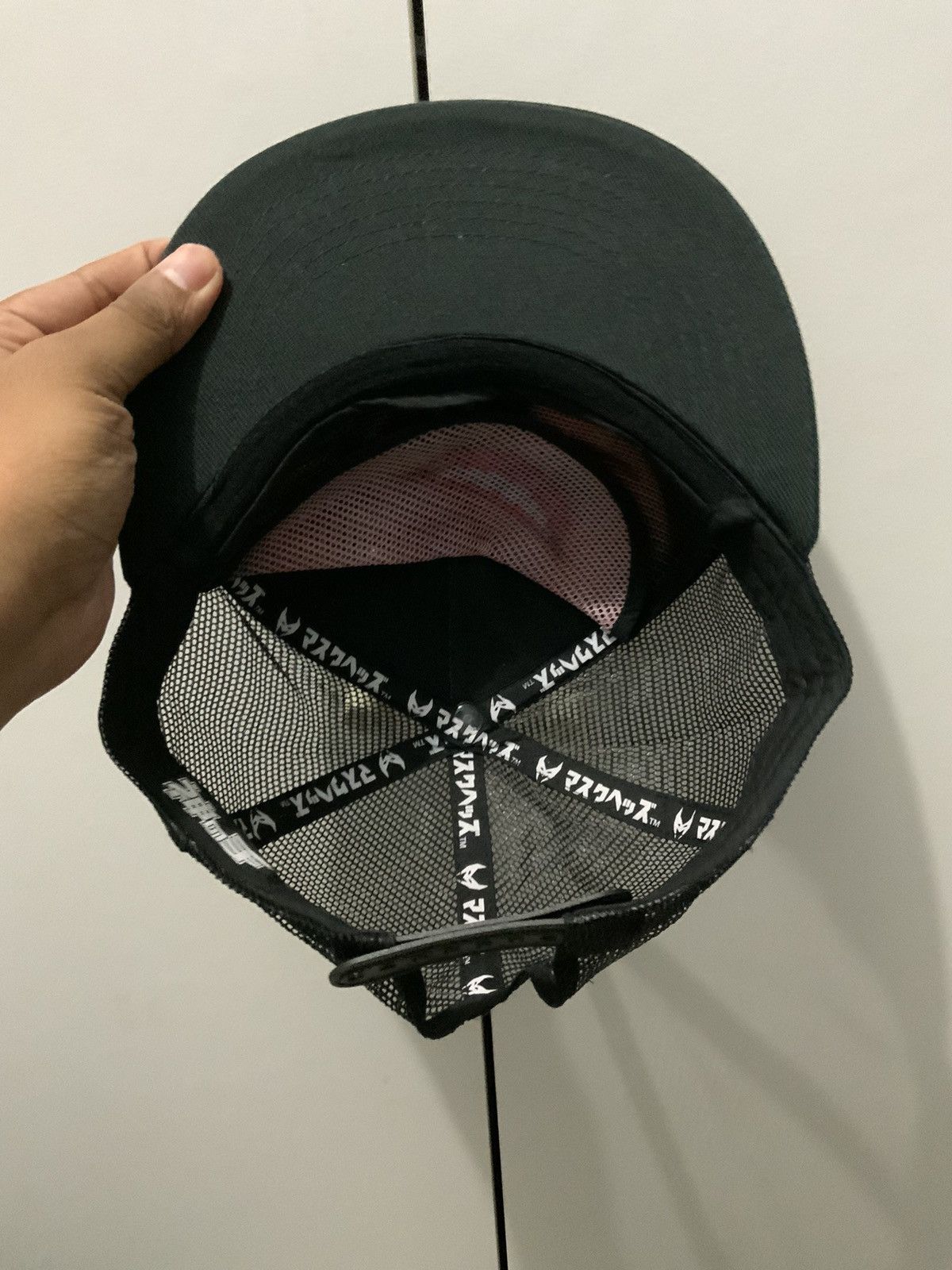 Japanese Brand 48 BIG LOGO ARCHIVE BLACK TRUCKER HAT CAP Size ONE SIZE - 7 Thumbnail