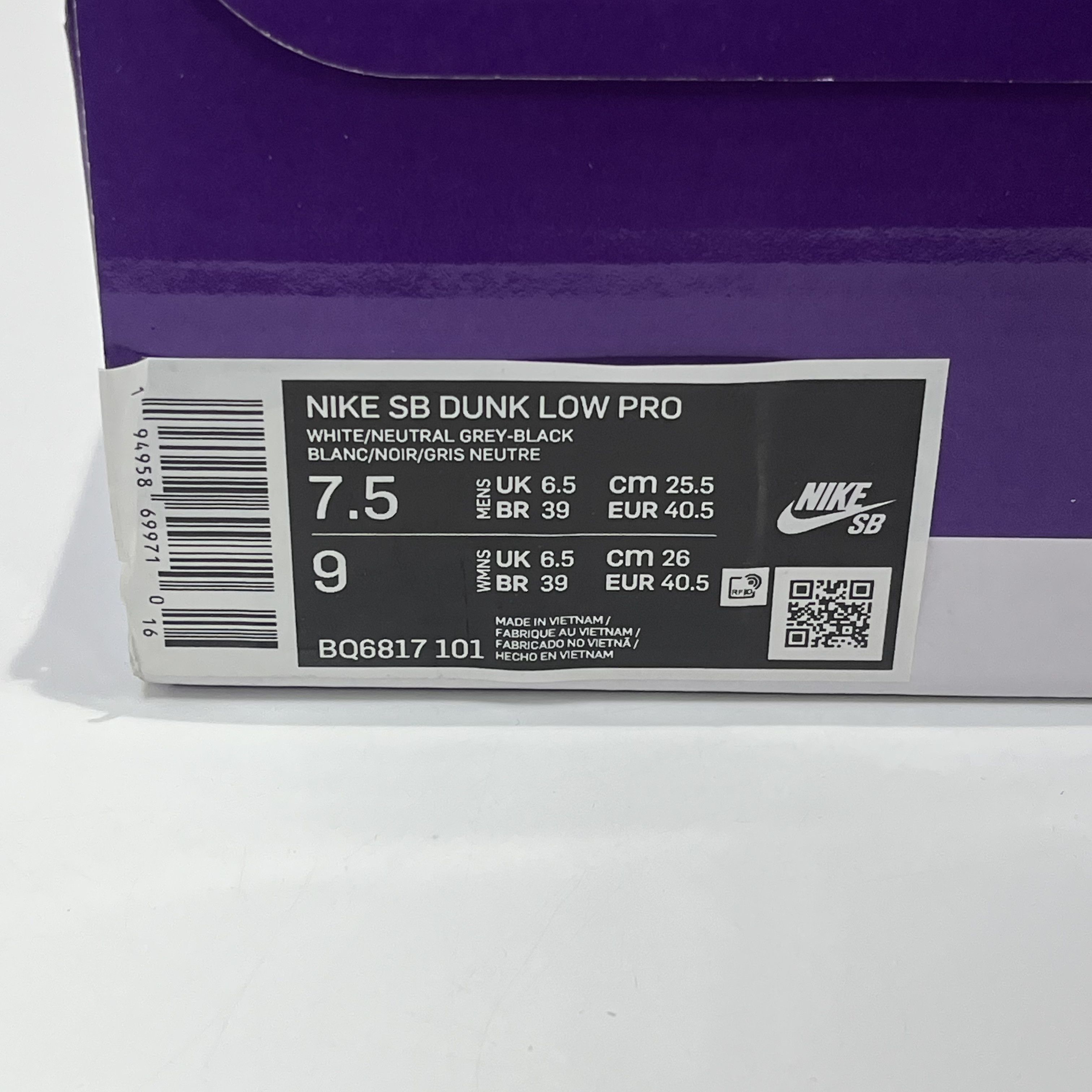 Nike Nike Dunk Low Laser Blue Size US 7.5 / EU 40-41 - 7 Thumbnail