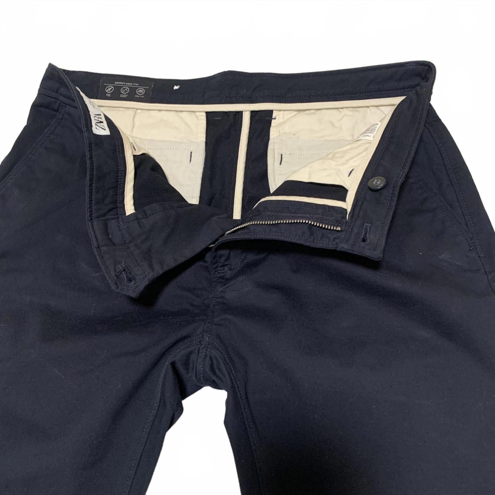 Zara Zara Man Men's Size 32 Navy Blue Casual Chino Pants Size US 32 / EU 48 - 4 Thumbnail