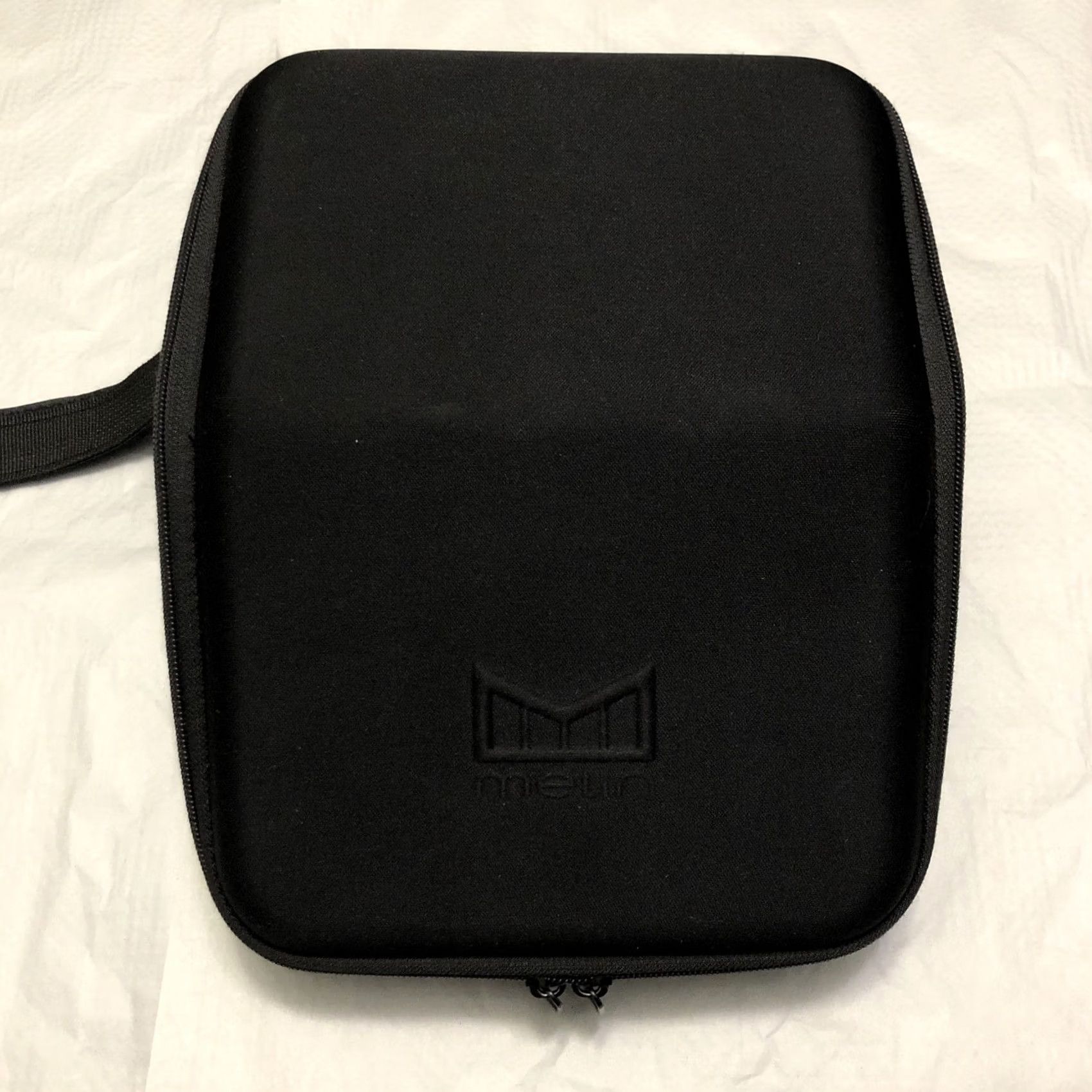 melin Melin Travel Hat Box Storage Case Black Zip Adjustable Strap Inside Pocket Ocean Size ONE SIZE - 2 Thumbnail