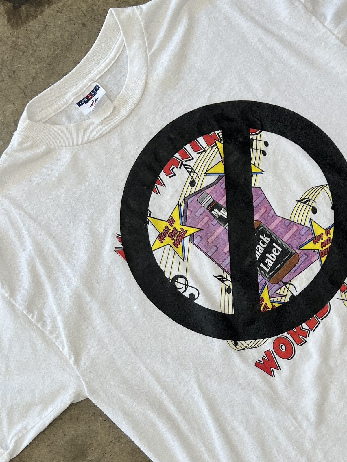 Band Tees Vintage Tommy Lee Black Label World James Payne Tour Tee XL Size US XL / EU 56 / 4 - 1 Thumbnail
